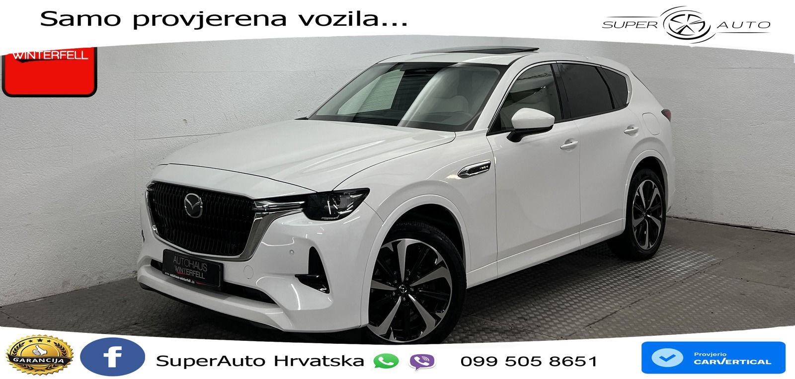 Mazda CX-60 2.5 e-Skyactiv (328 KS) AWD Automatic MATRIX+GR SJED+KAM