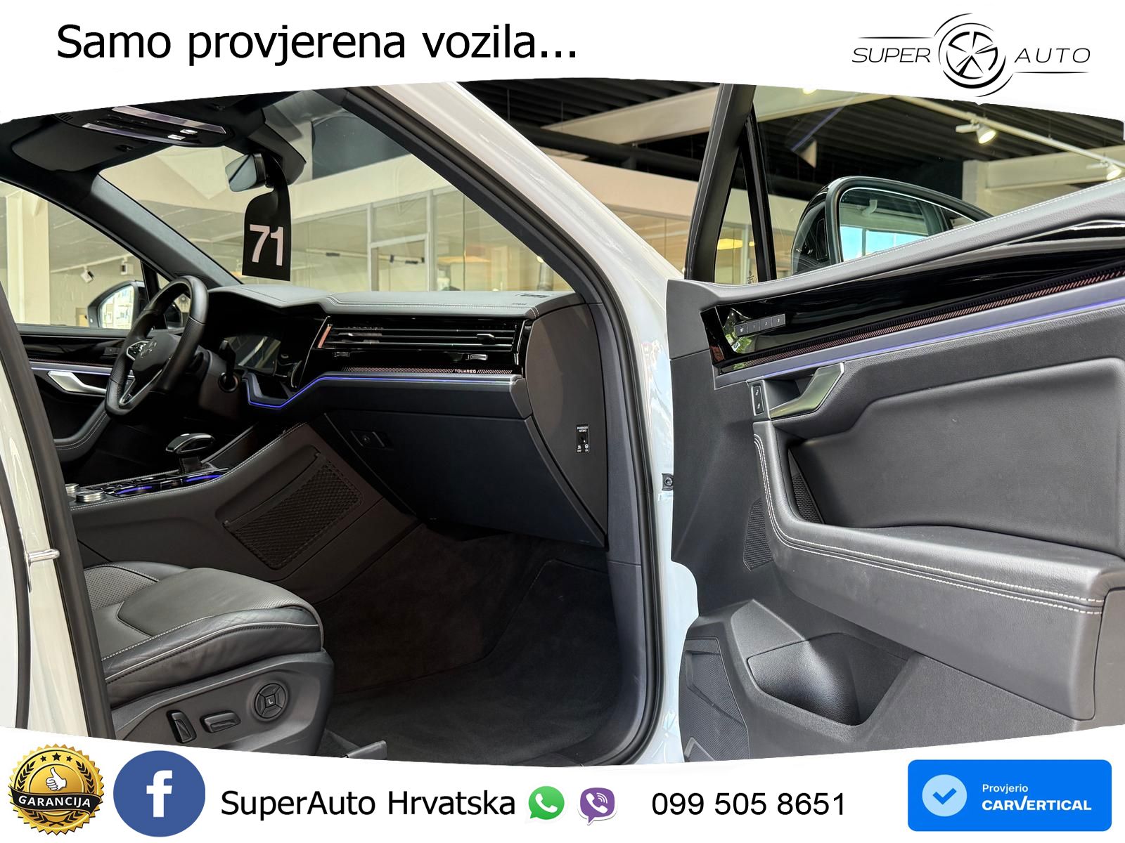 Volkswagen Touareg 3.0 V6 TDI (286 KS) 4MOTION Tiptronic R-Line ZRAČNI+ACC+GR SJED+KAM+PANO