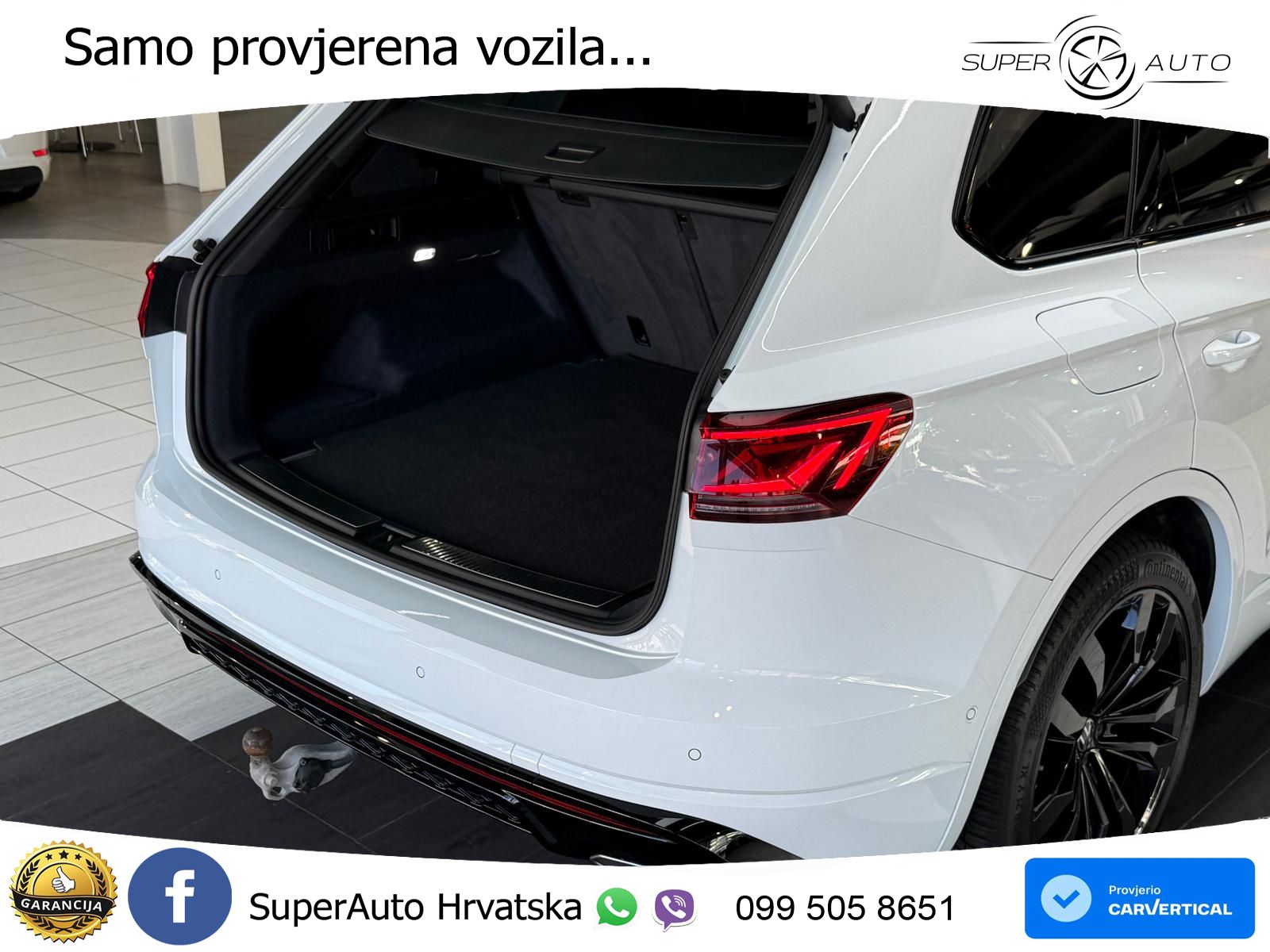 Volkswagen Touareg 3.0 V6 TDI (286 KS) 4MOTION Tiptronic R-Line ZRAČNI+ACC+GR SJED+KAM+PANO