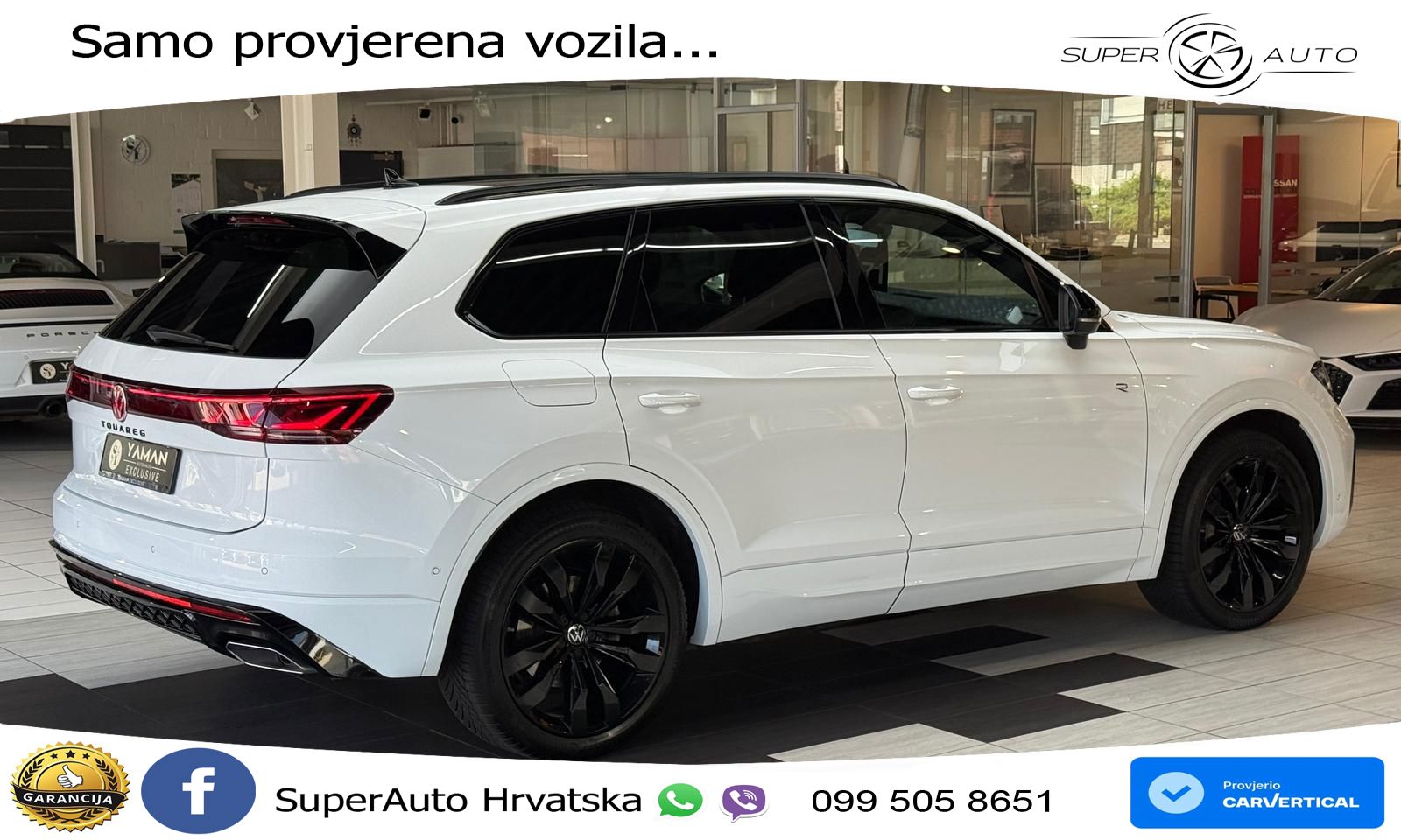 Volkswagen Touareg 3.0 V6 TDI (286 KS) 4MOTION Tiptronic R-Line ZRAČNI+ACC+GR SJED+KAM+PANO