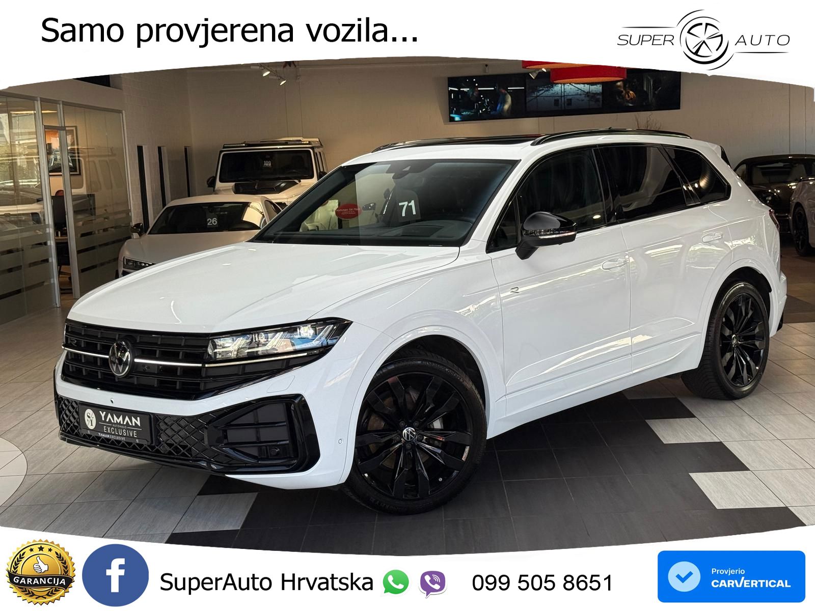 Volkswagen Touareg 3.0 V6 TDI (286 KS) 4MOTION Tiptronic R-Line ZRAČNI+ACC+GR SJED+KAM+PANO