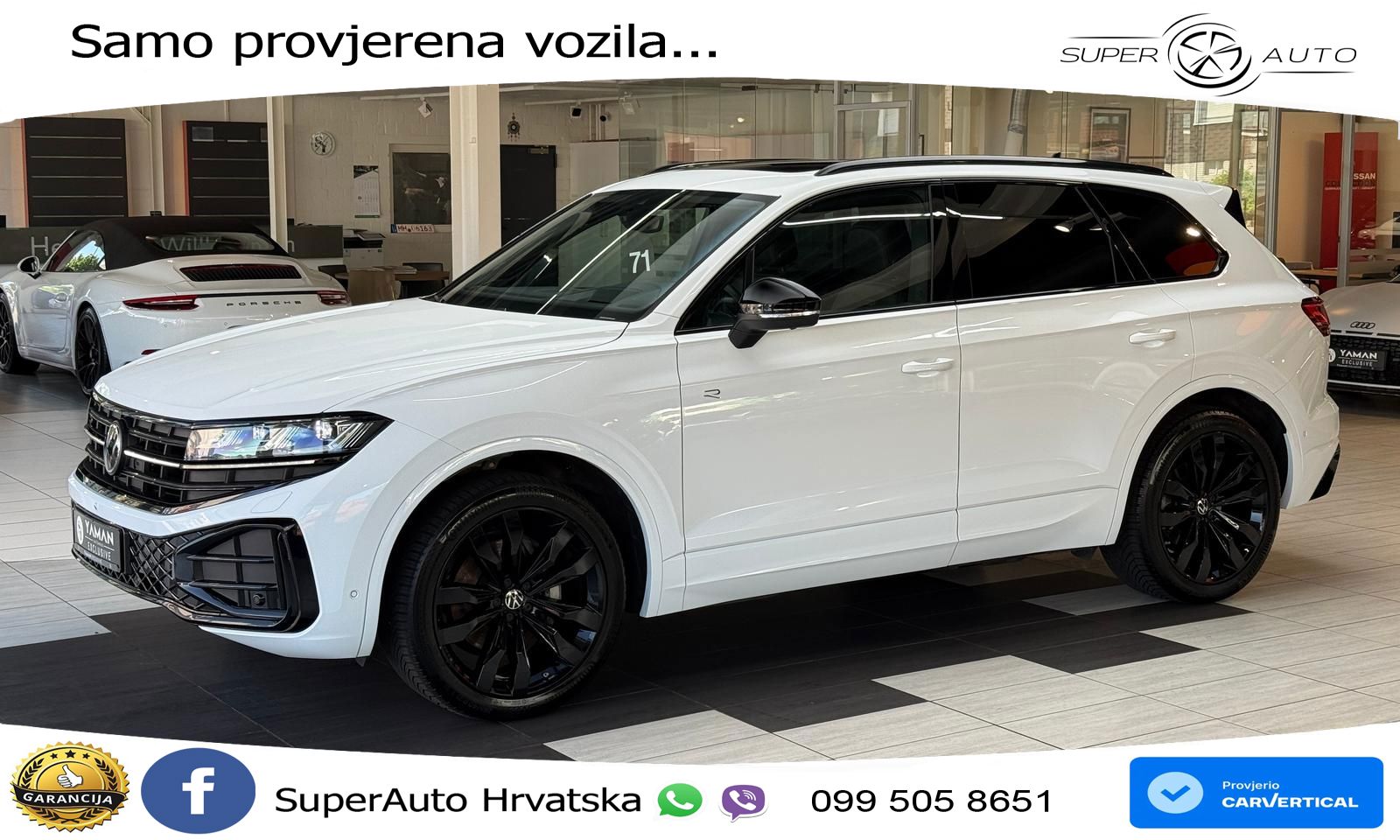 Volkswagen Touareg 3.0 V6 TDI (286 KS) 4MOTION Tiptronic R-Line ZRAČNI+ACC+GR SJED+KAM+PANO