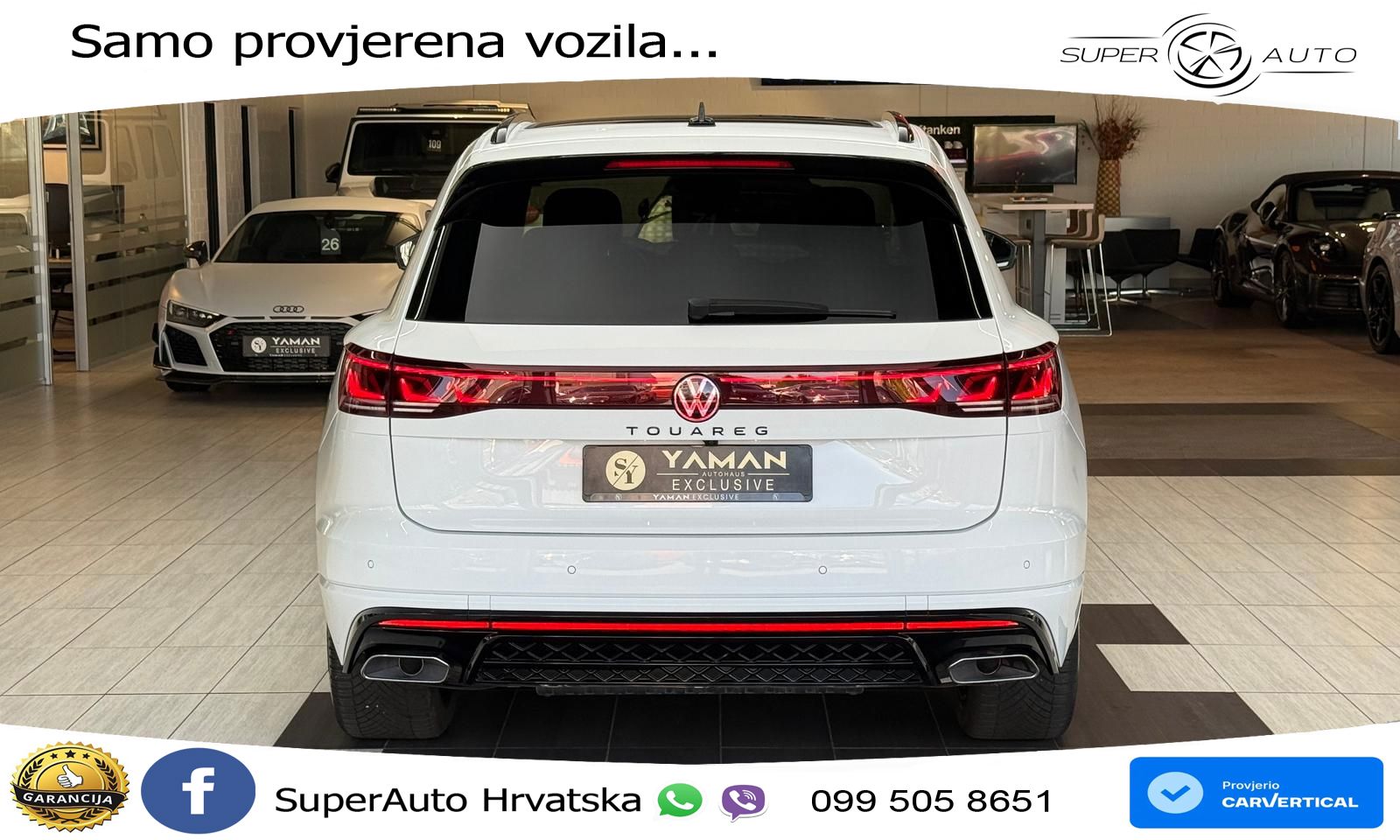 Volkswagen Touareg 3.0 V6 TDI (286 KS) 4MOTION Tiptronic R-Line ZRAČNI+ACC+GR SJED+KAM+PANO