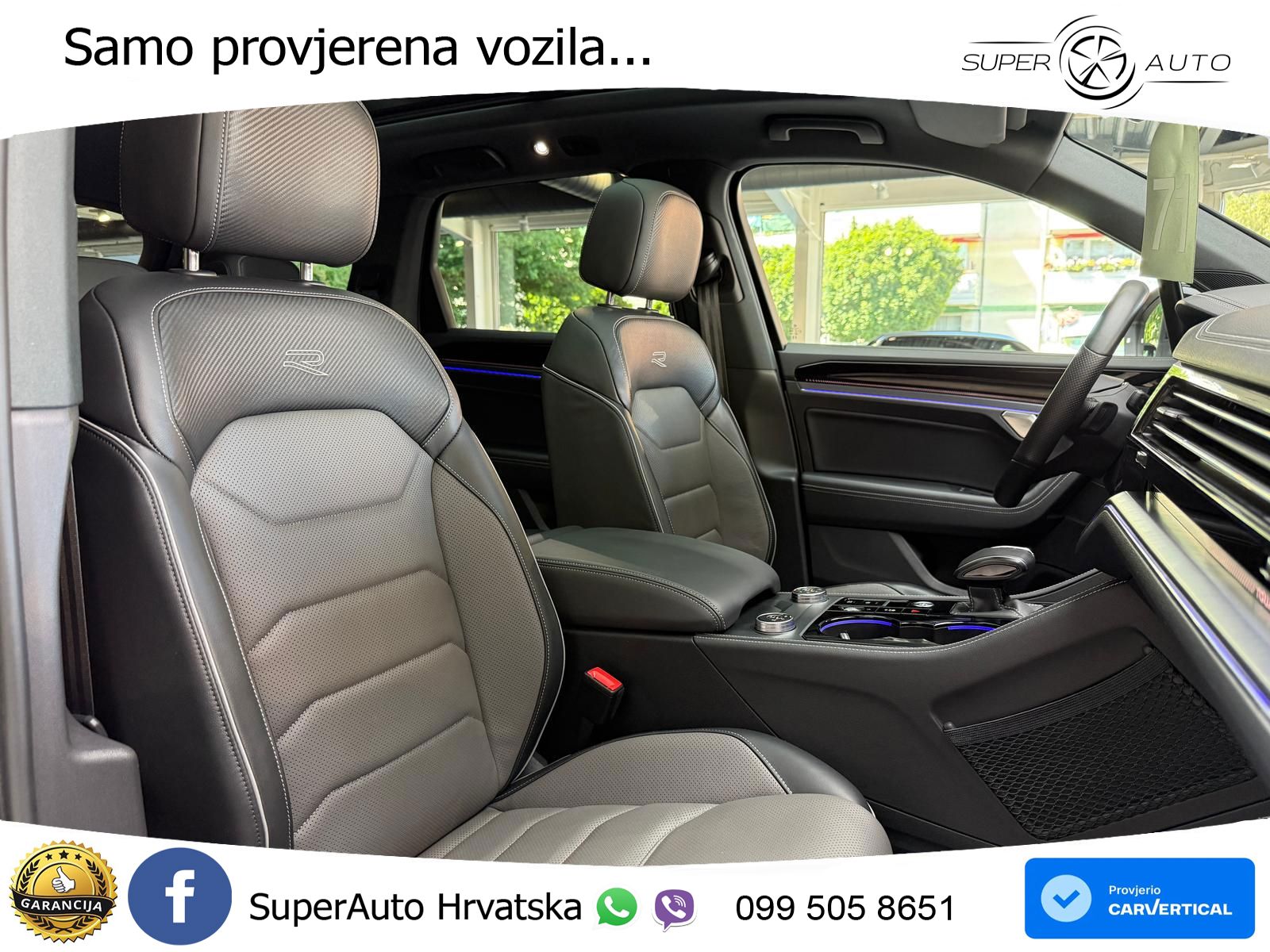 Volkswagen Touareg 3.0 V6 TDI (286 KS) 4MOTION Tiptronic R-Line ZRAČNI+ACC+GR SJED+KAM+PANO
