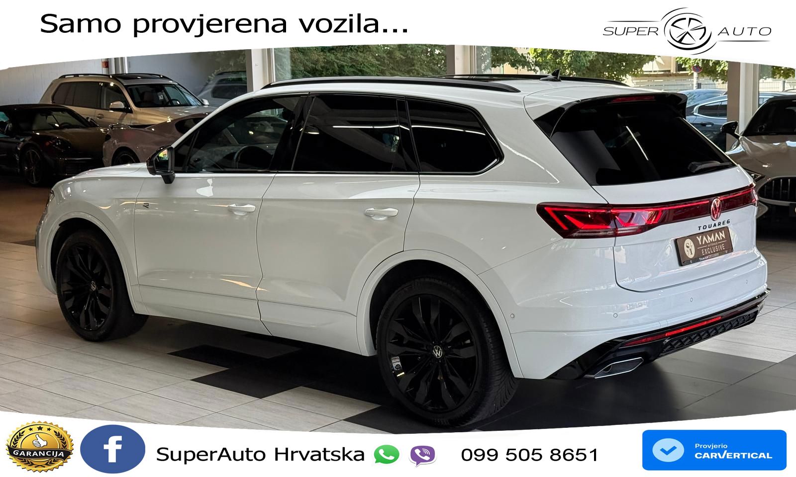 Volkswagen Touareg 3.0 V6 TDI (286 KS) 4MOTION Tiptronic R-Line ZRAČNI+ACC+GR SJED+KAM+PANO