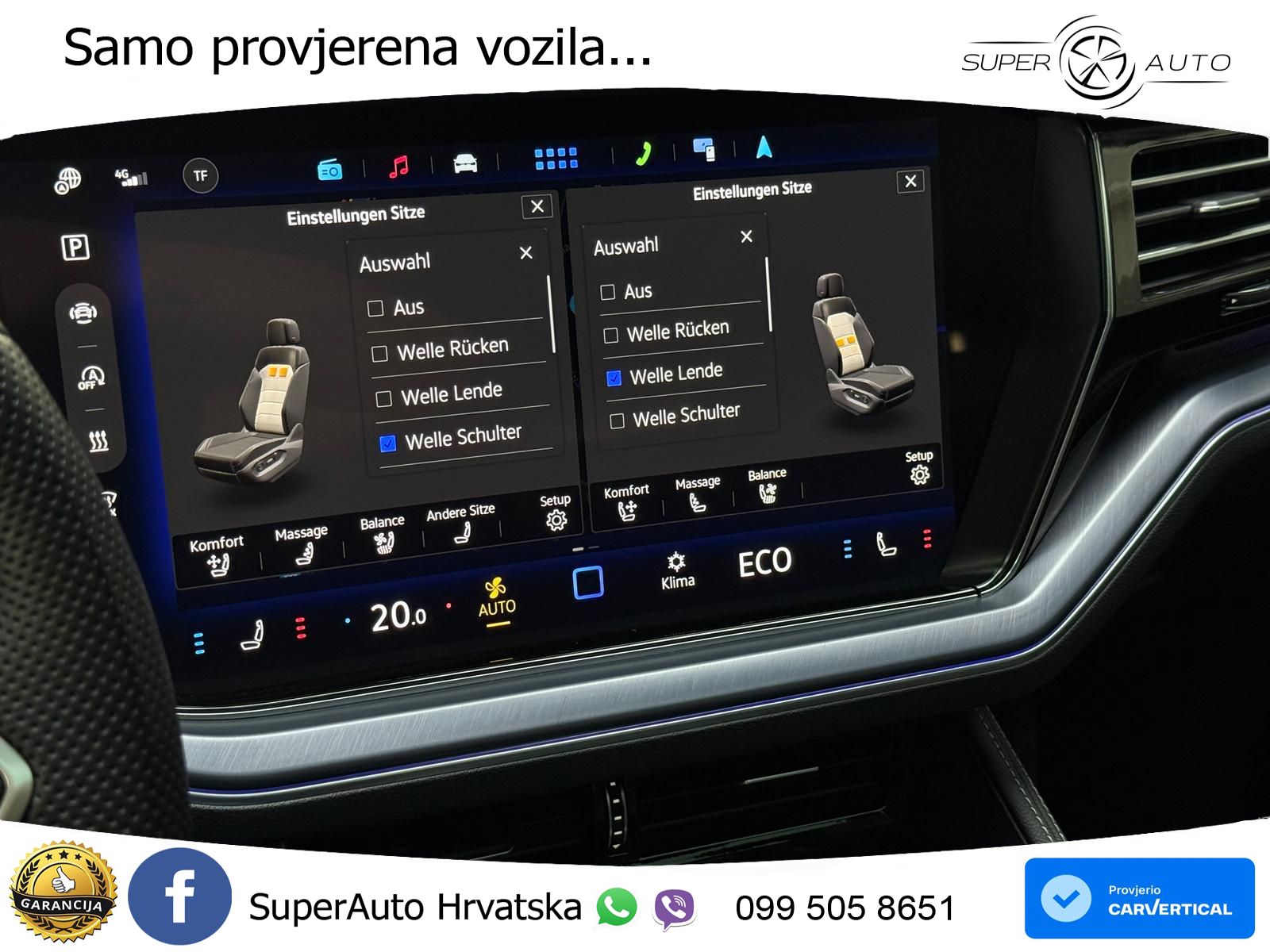 Volkswagen Touareg 3.0 V6 TDI (286 KS) 4MOTION Tiptronic R-Line ZRAČNI+ACC+GR SJED+KAM+PANO