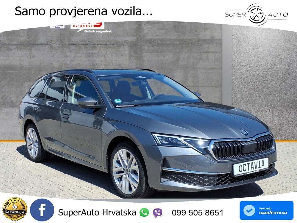 Škoda Octavia Combi 2.0 TSI (204 KS) 4x4 DSG LED+GR SJED+ACC
