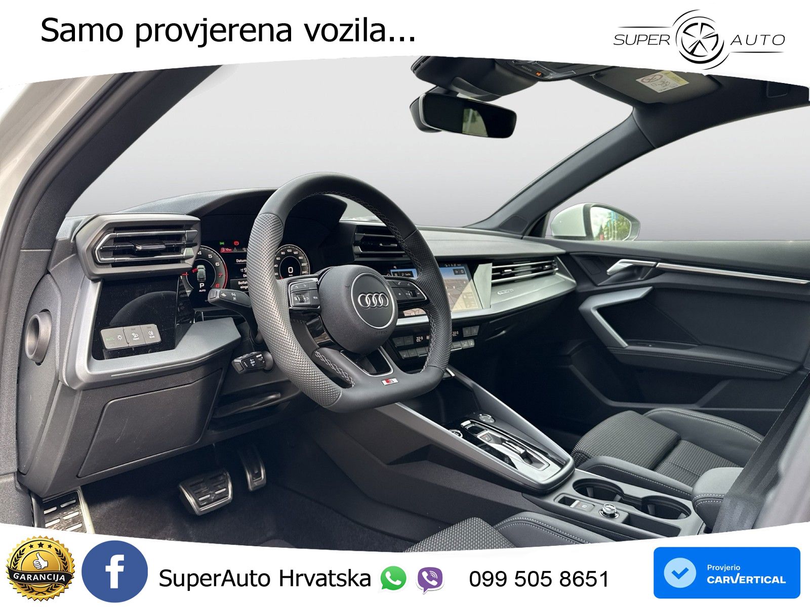 Audi A3 Sportback 40 TFSI (204 KS) quattro S tronic S line LED+GR SJED+ACC