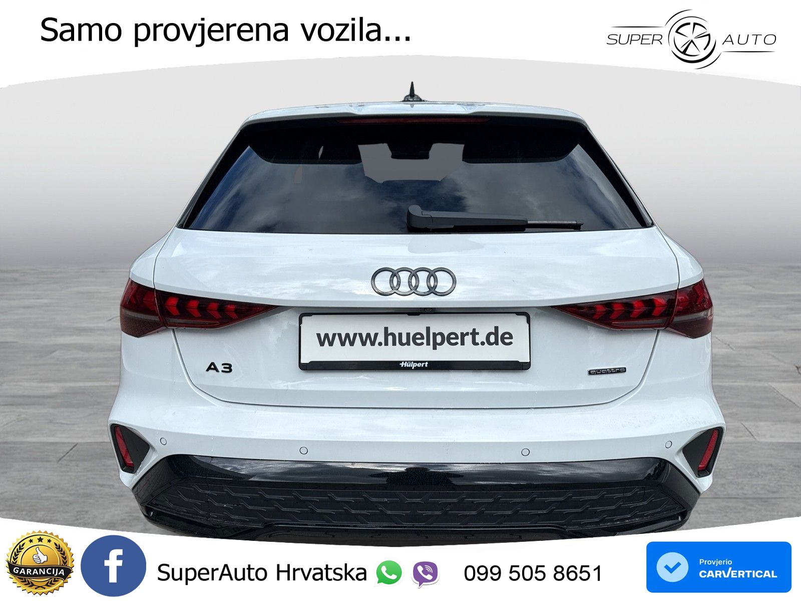 Audi A3 Sportback 40 TFSI (204 KS) quattro S tronic S line LED+GR SJED+ACC