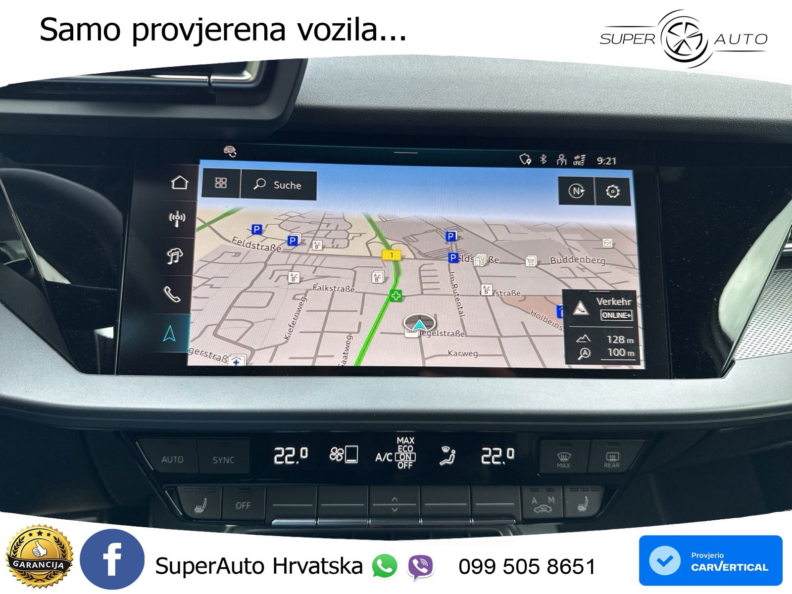 Audi A3 Sportback 40 TFSI (204 KS) quattro S tronic S line LED+GR SJED+ACC