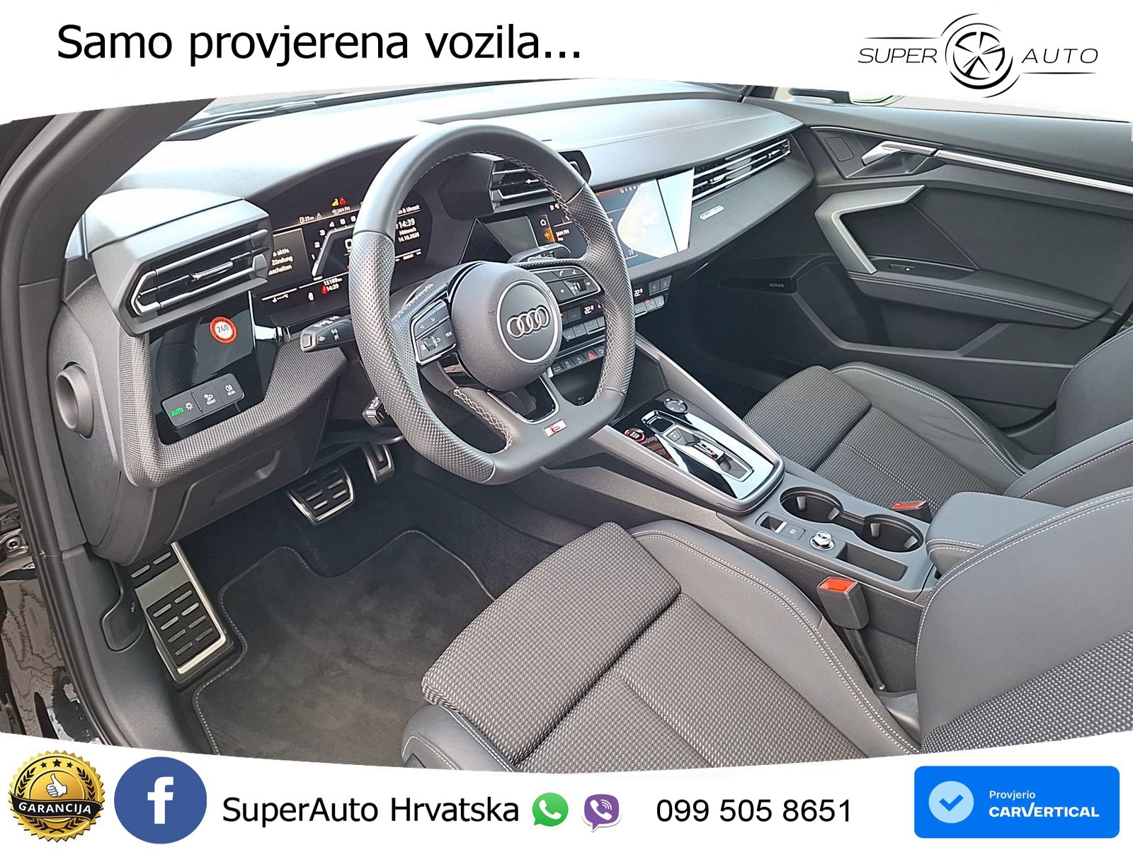 Audi S3 Limuzina 2.0 TFSI (333 KS) quattro S tronic MATRIX+GR SJED+KAM