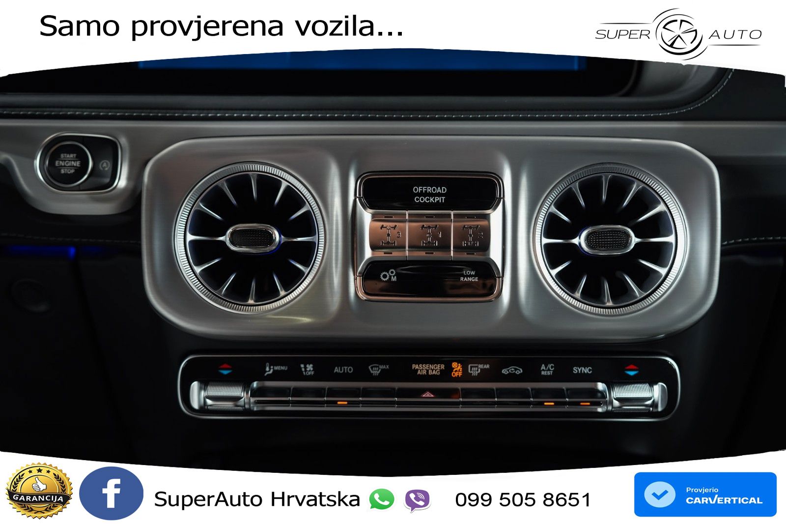 Mercedes AMG G 63 Long V8 (585 KS) 4MATIC 9G-TRONIC AMG SPEEDSHIFT TCT Superior LED+GR SJED+ACC