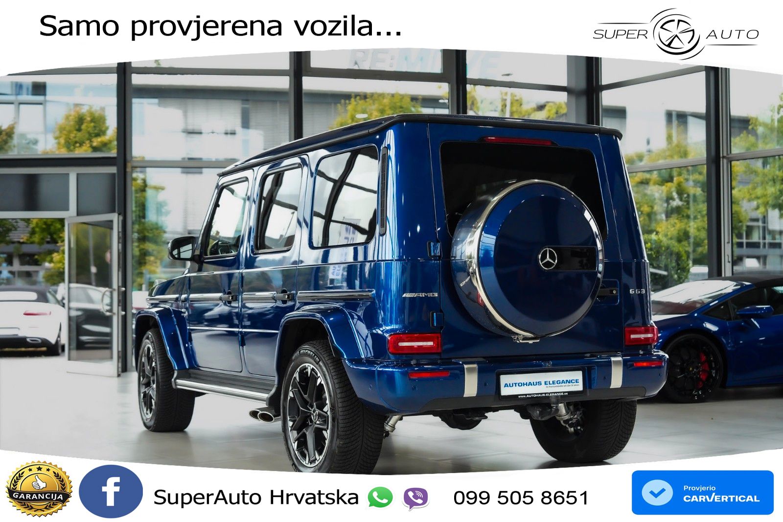 Mercedes AMG G 63 Long V8 (585 KS) 4MATIC 9G-TRONIC AMG SPEEDSHIFT TCT Superior LED+GR SJED+ACC