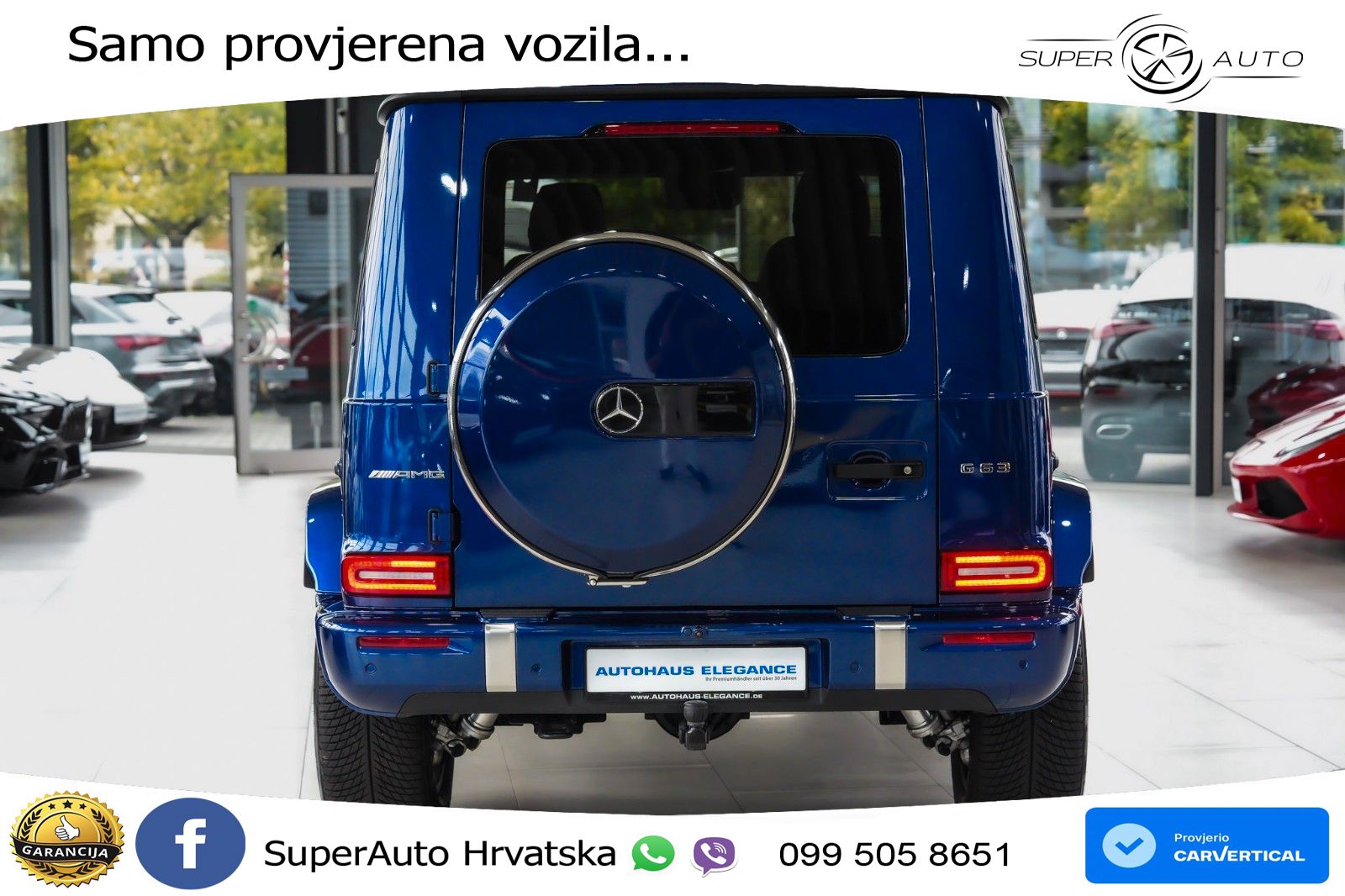 Mercedes AMG G 63 Long V8 (585 KS) 4MATIC 9G-TRONIC AMG SPEEDSHIFT TCT Superior LED+GR SJED+ACC