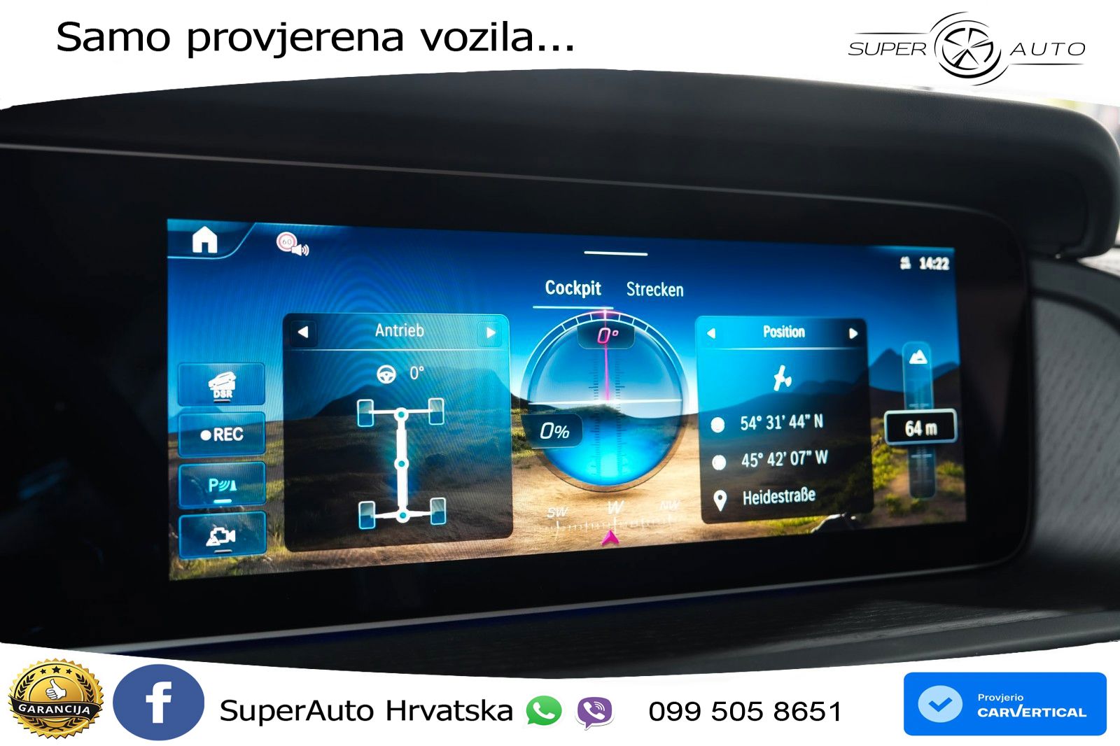 Mercedes AMG G 63 Long V8 (585 KS) 4MATIC 9G-TRONIC AMG SPEEDSHIFT TCT Superior LED+GR SJED+ACC