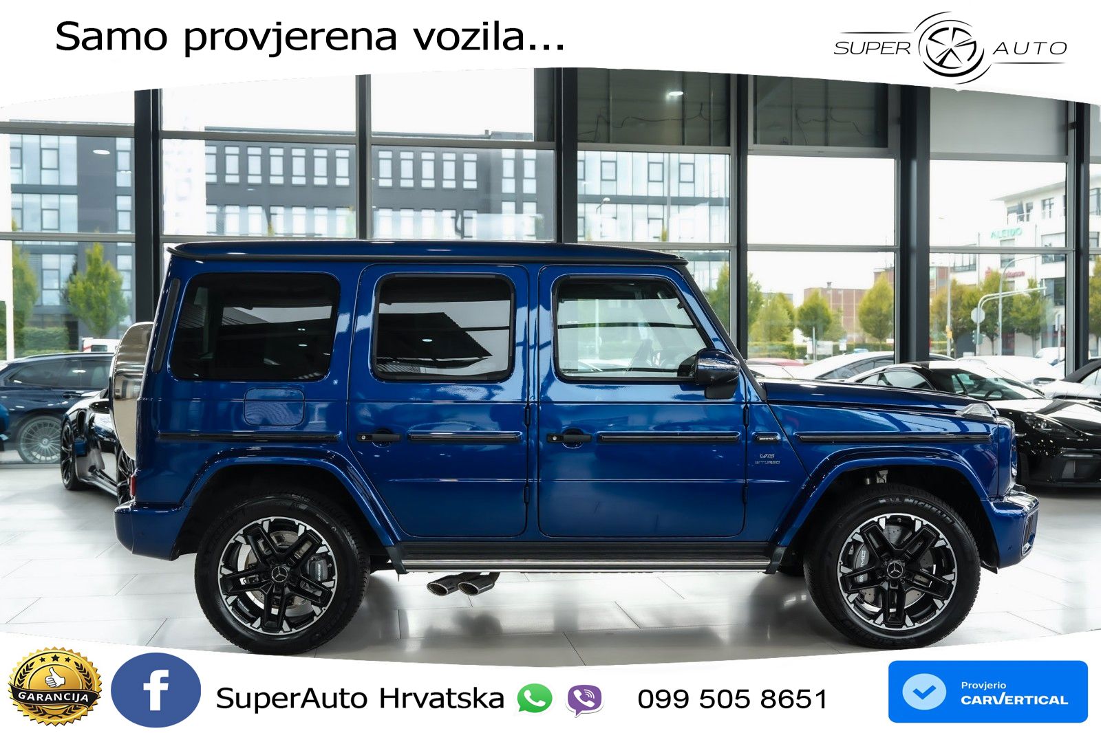 Mercedes AMG G 63 Long V8 (585 KS) 4MATIC 9G-TRONIC AMG SPEEDSHIFT TCT Superior LED+GR SJED+ACC