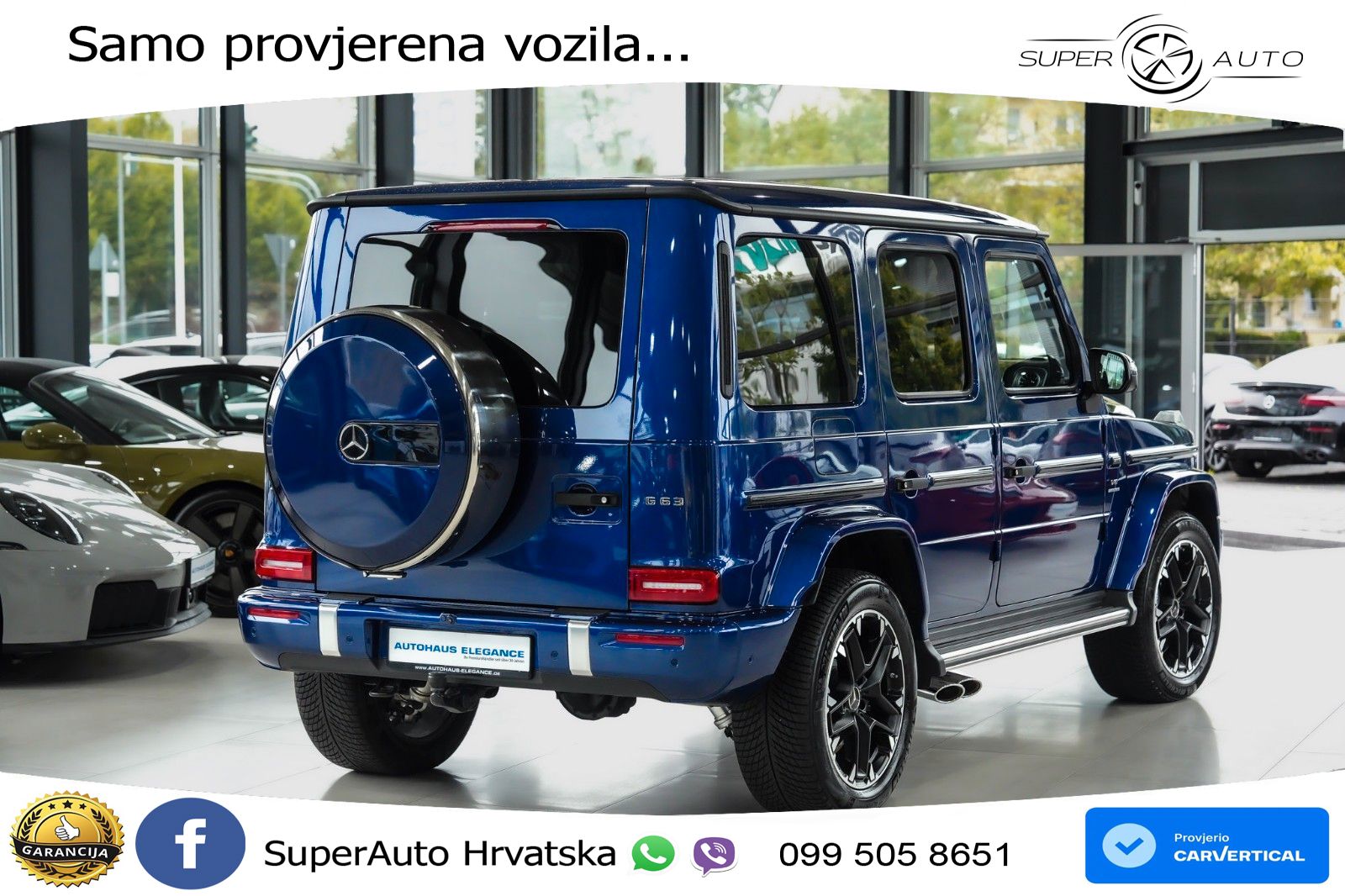 Mercedes AMG G 63 Long V8 (585 KS) 4MATIC 9G-TRONIC AMG SPEEDSHIFT TCT Superior LED+GR SJED+ACC