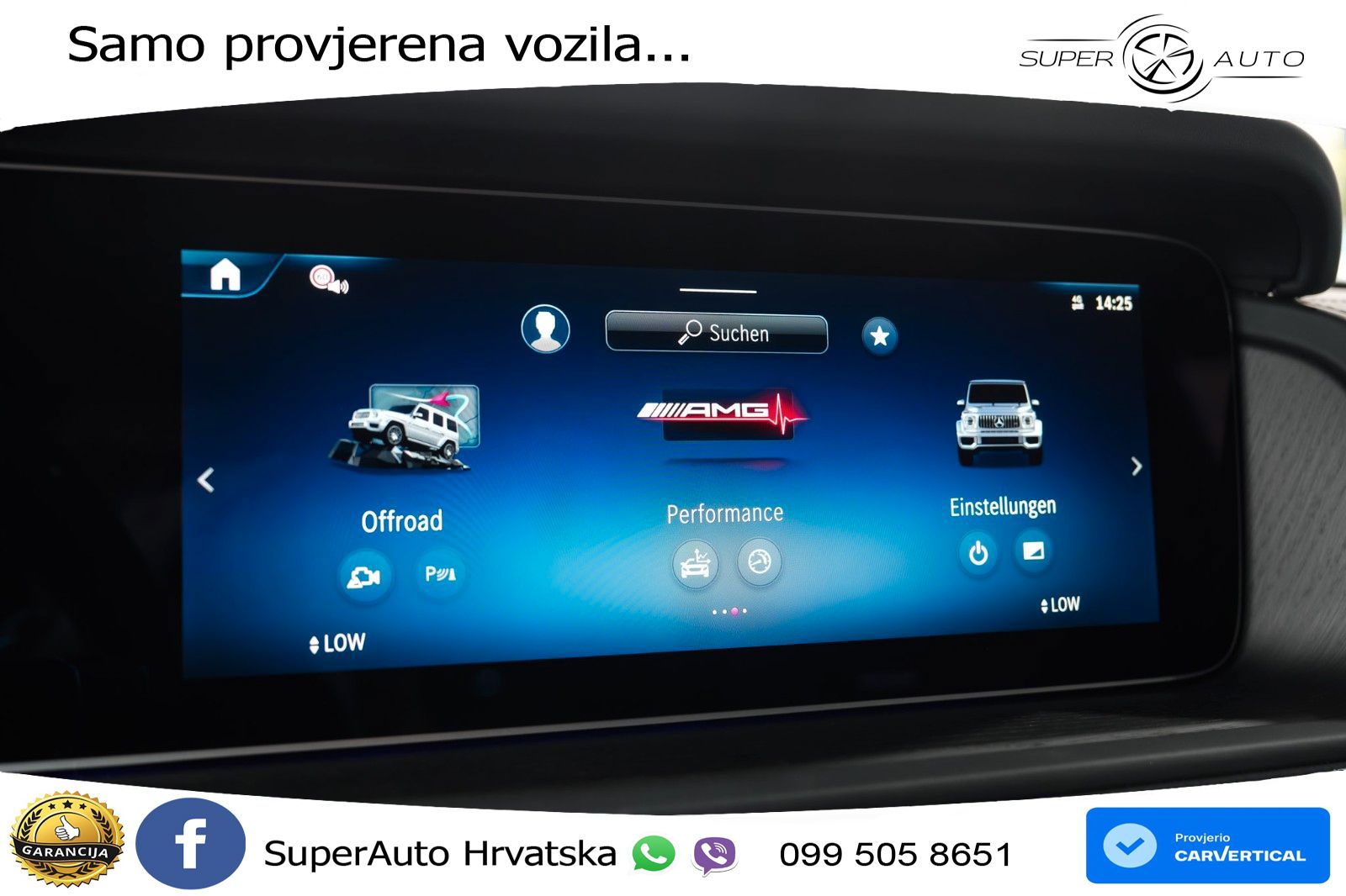 Mercedes AMG G 63 Long V8 (585 KS) 4MATIC 9G-TRONIC AMG SPEEDSHIFT TCT Superior LED+GR SJED+ACC