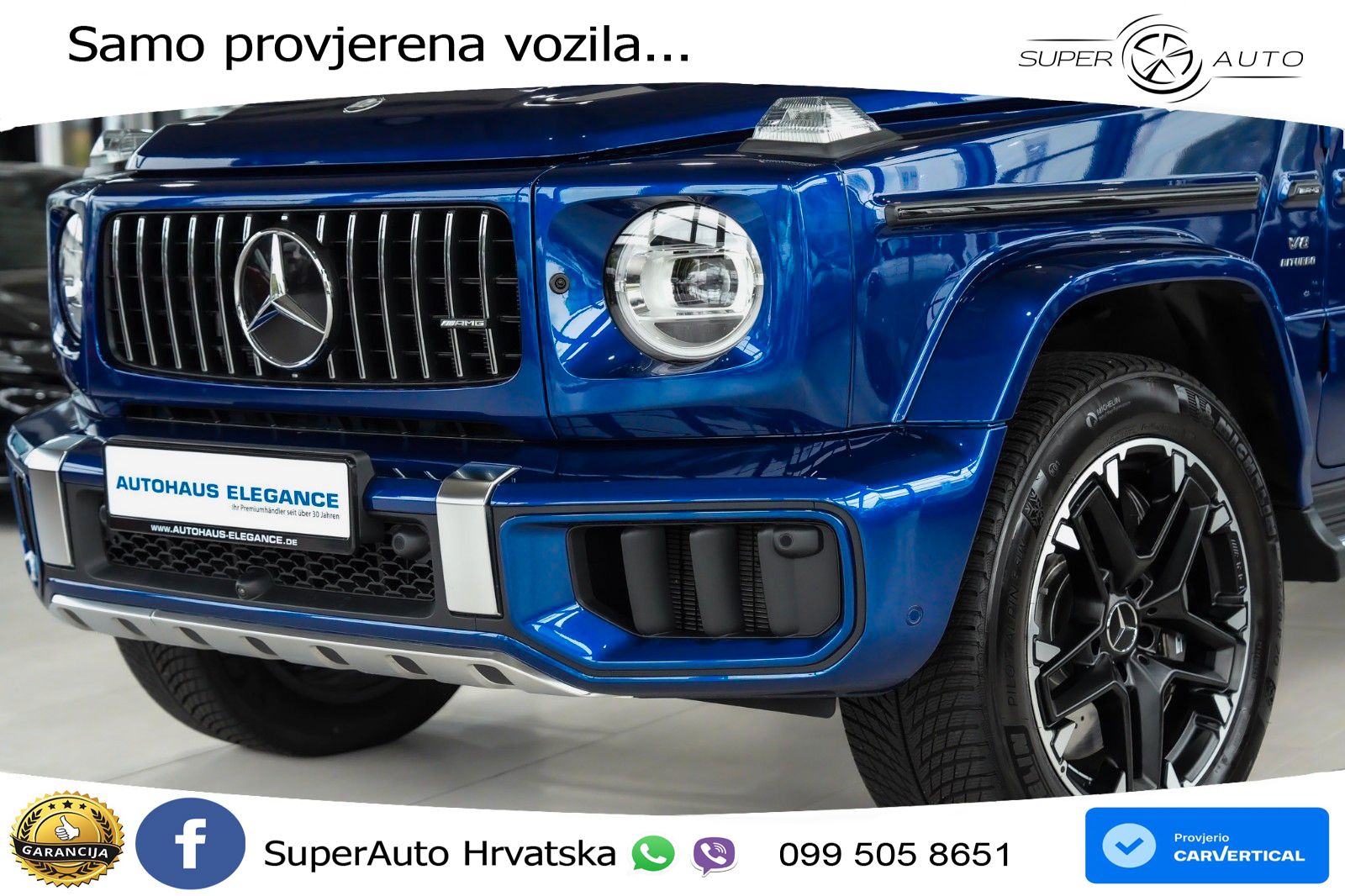 Mercedes AMG G 63 Long V8 (585 KS) 4MATIC 9G-TRONIC AMG SPEEDSHIFT TCT Superior LED+GR SJED+ACC
