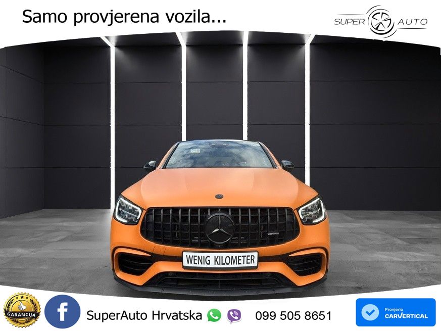 Mercedes GLC Coupe AMG 63 S V8 (510 KS) 4MATIC+ MCT LED+GR SJED+ACC