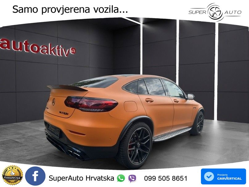 Mercedes GLC Coupe AMG 63 S V8 (510 KS) 4MATIC+ MCT LED+GR SJED+ACC