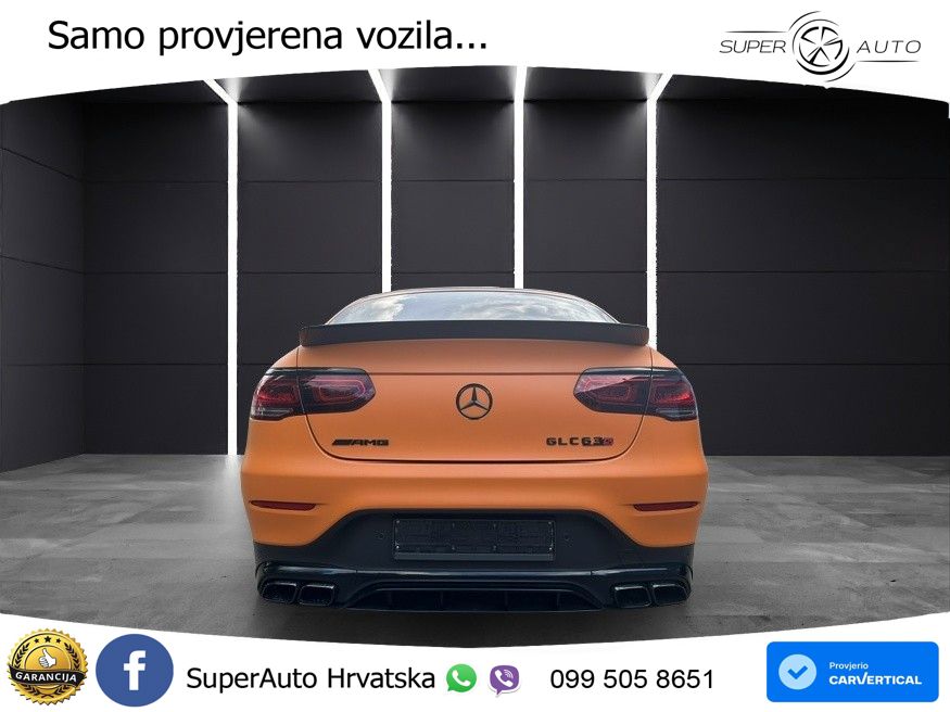 Mercedes GLC Coupe AMG 63 S V8 (510 KS) 4MATIC+ MCT LED+GR SJED+ACC