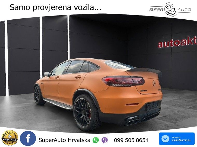 Mercedes GLC Coupe AMG 63 S V8 (510 KS) 4MATIC+ MCT LED+GR SJED+ACC