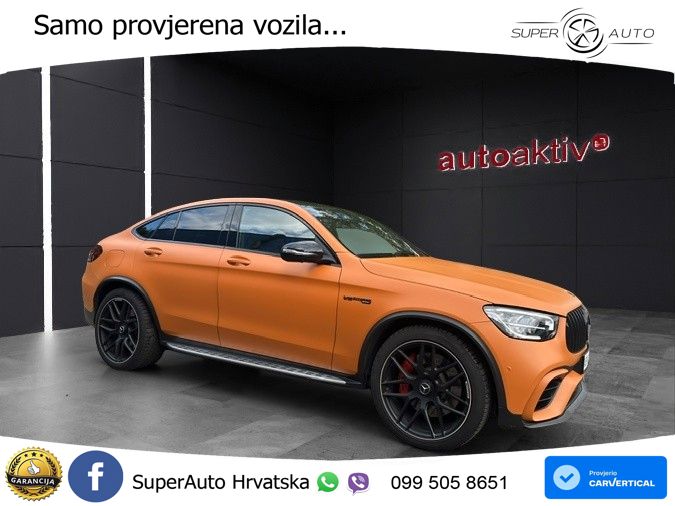 Mercedes GLC Coupe AMG 63 S V8 (510 KS) 4MATIC+ MCT LED+GR SJED+ACC