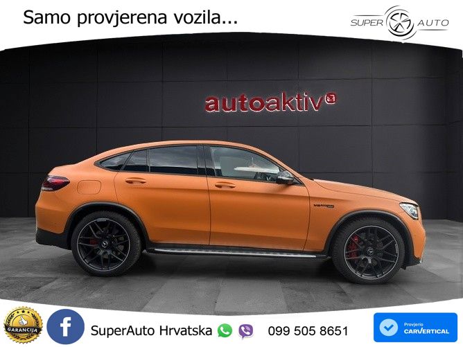 Mercedes GLC Coupe AMG 63 S V8 (510 KS) 4MATIC+ MCT LED+GR SJED+ACC