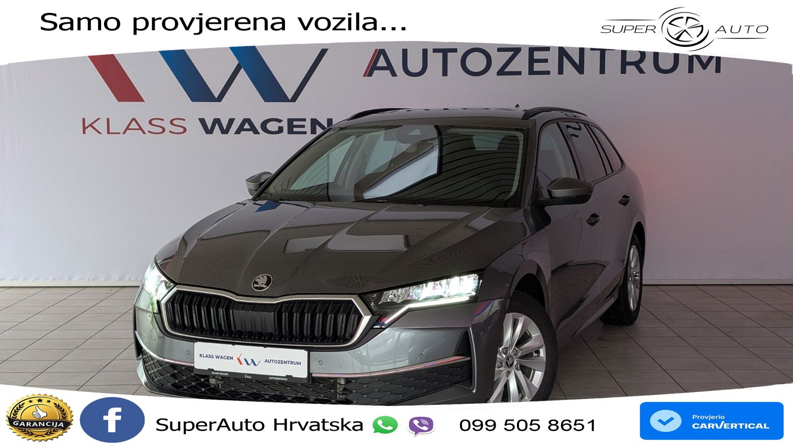 Škoda Octavia Combi 1.5 TSI (150 KS) DSG Selection LED+GR SJED+ACC