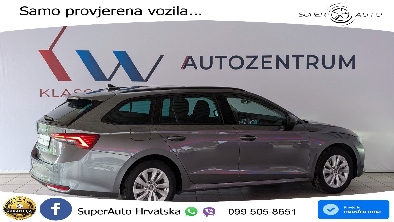 Škoda Octavia Combi 1.5 TSI (150 KS) DSG Selection LED+GR SJED+ACC