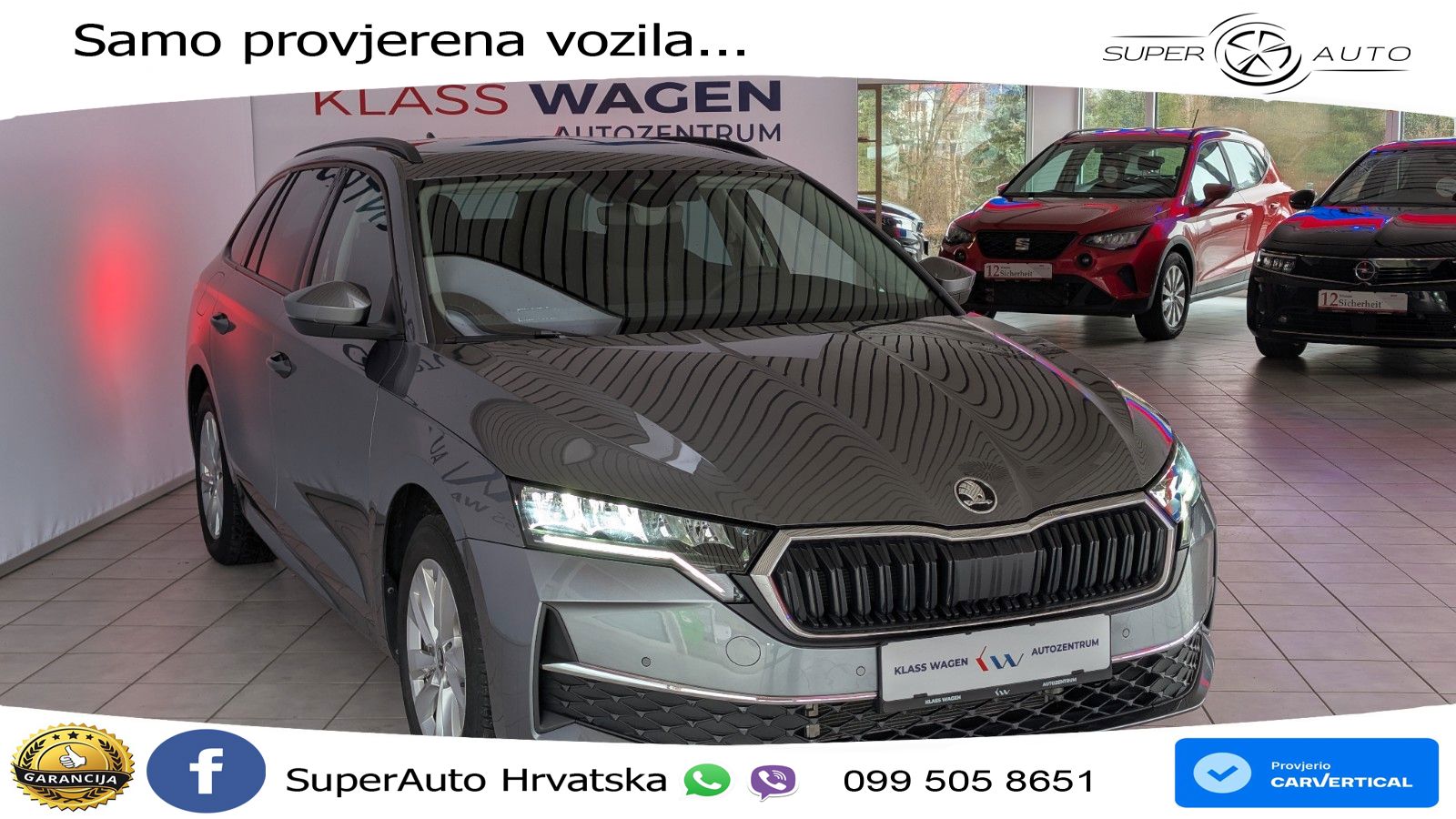 Škoda Octavia Combi 1.5 TSI (150 KS) DSG Selection LED+GR SJED+ACC