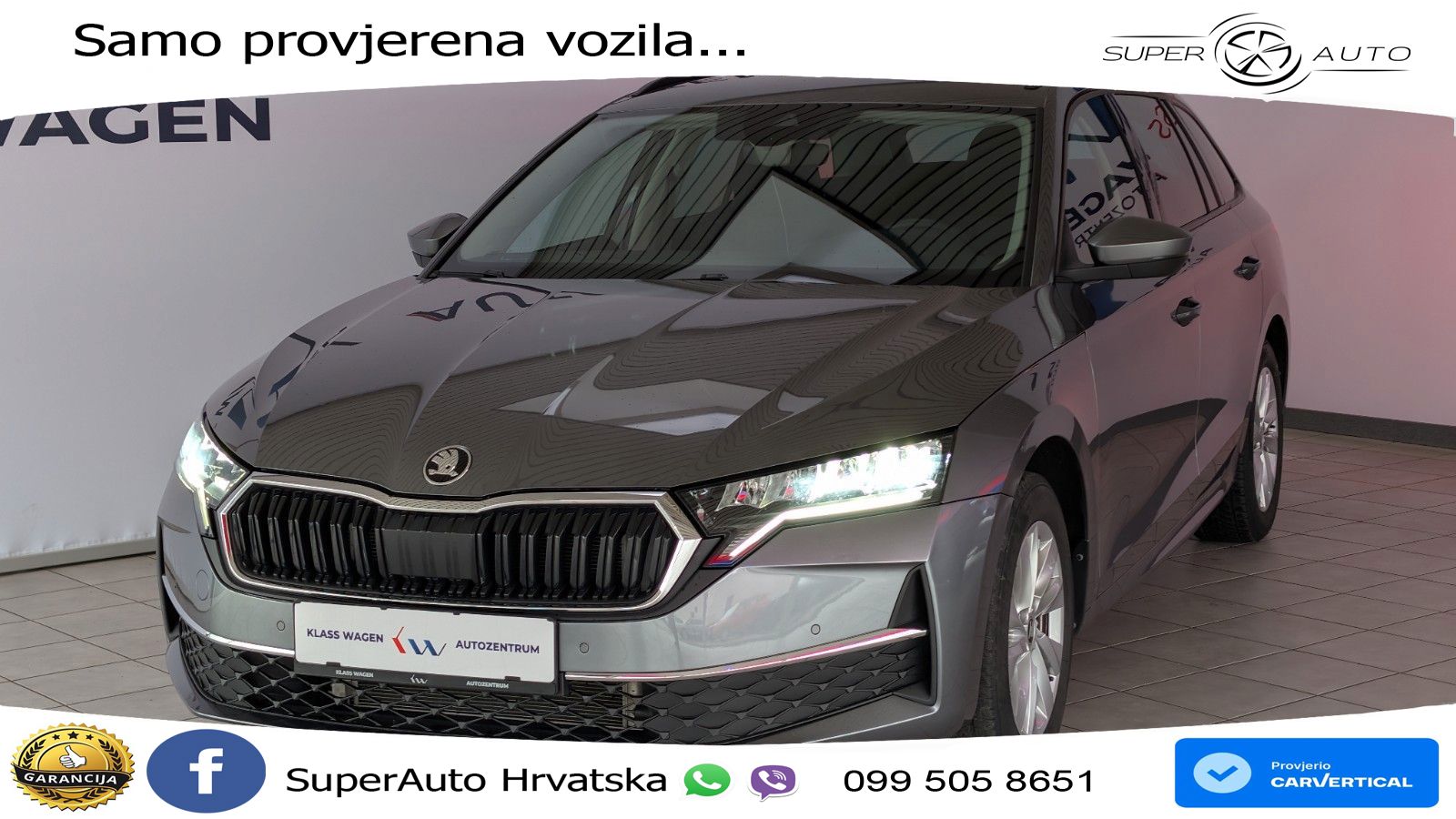 Škoda Octavia Combi 1.5 TSI (150 KS) DSG Selection LED+GR SJED+ACC