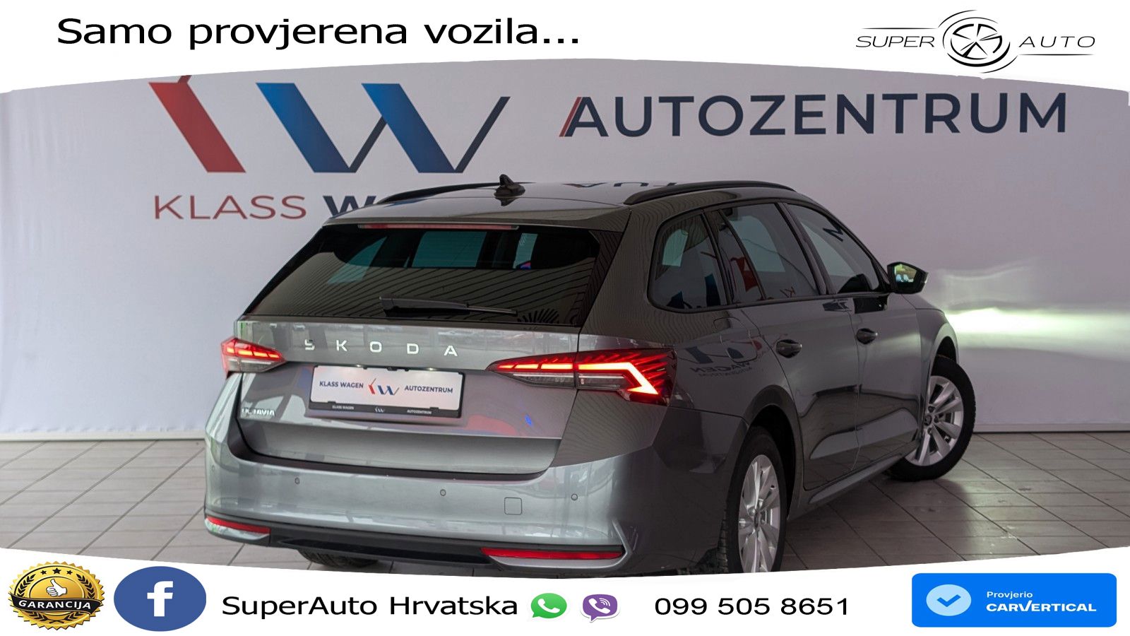 Škoda Octavia Combi 1.5 TSI (150 KS) DSG Selection LED+GR SJED+ACC