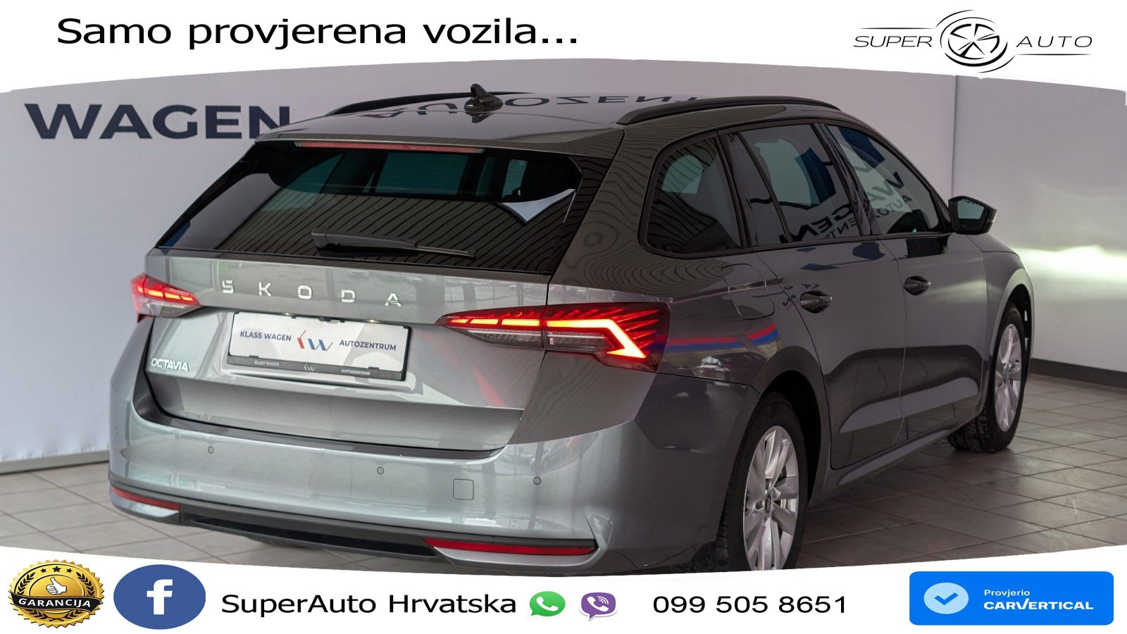 Škoda Octavia Combi 1.5 TSI (150 KS) DSG Selection LED+GR SJED+ACC