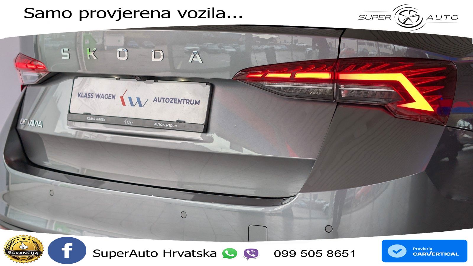 Škoda Octavia Combi 1.5 TSI (150 KS) DSG Selection LED+GR SJED+ACC