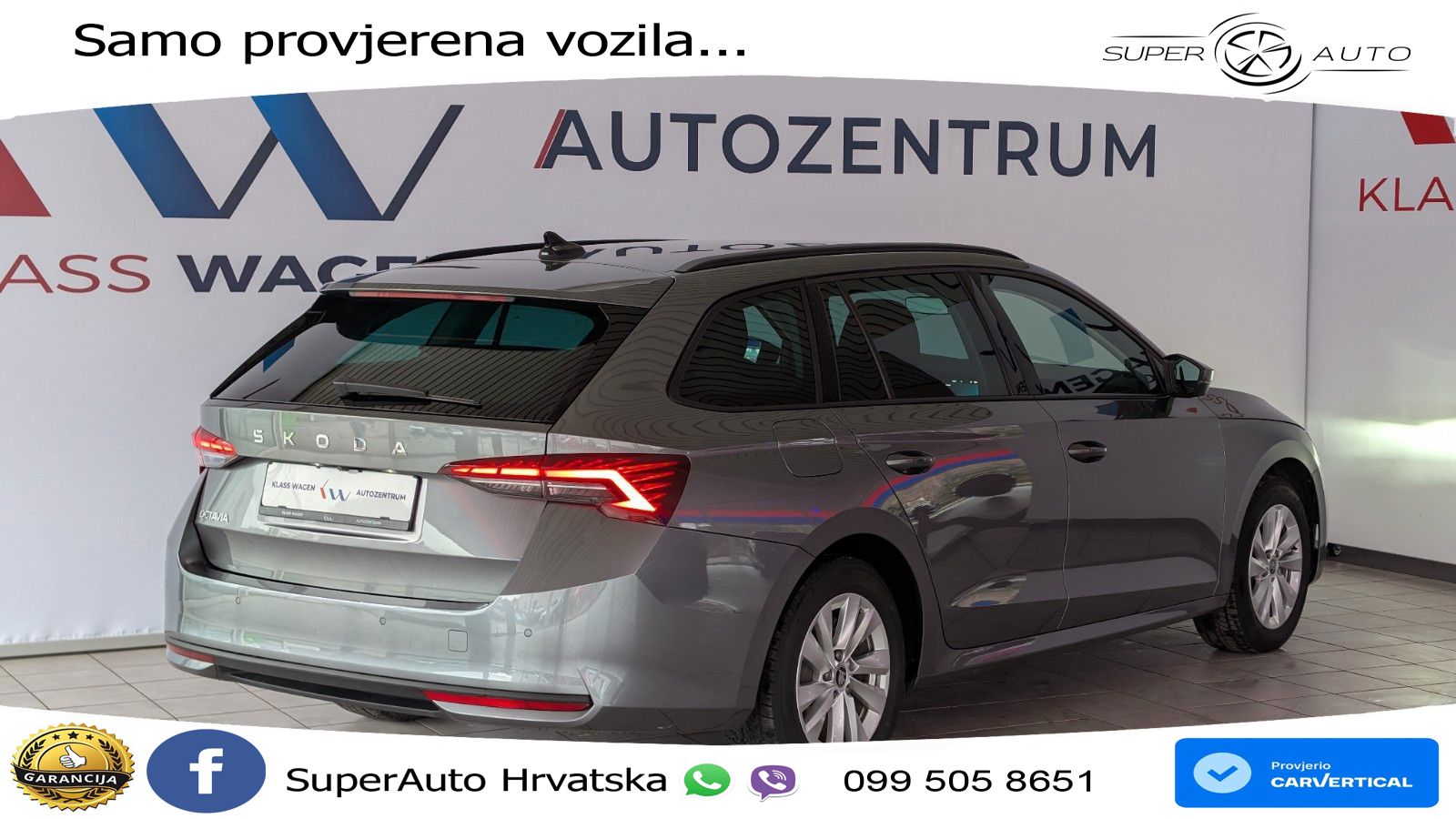 Škoda Octavia Combi 1.5 TSI (150 KS) DSG Selection LED+GR SJED+ACC