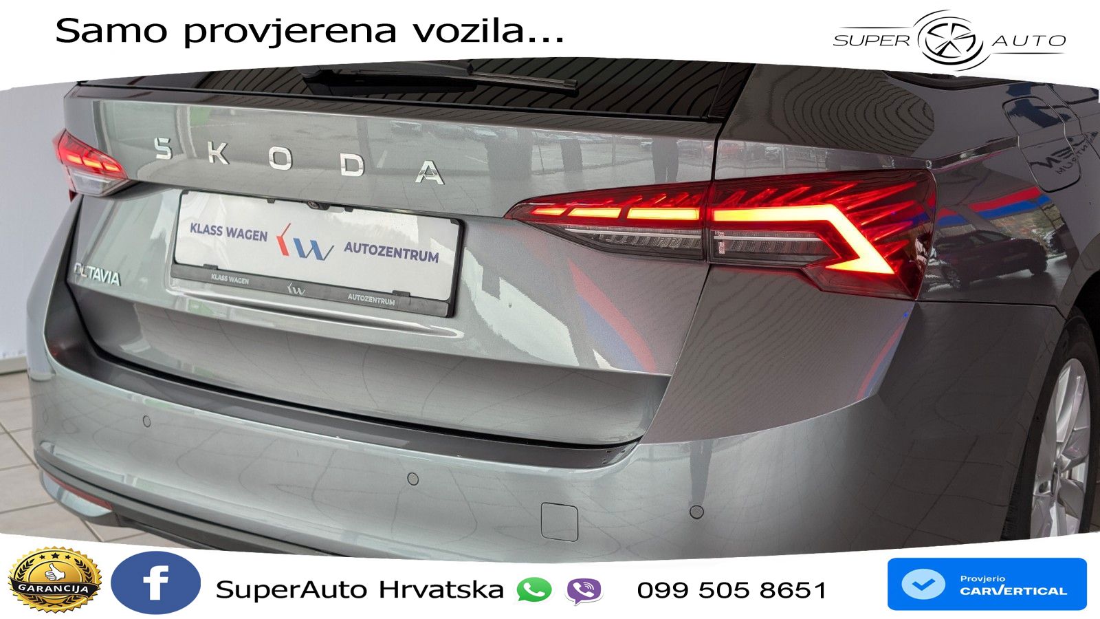 Škoda Octavia Combi 1.5 TSI (150 KS) DSG Selection LED+GR SJED+ACC