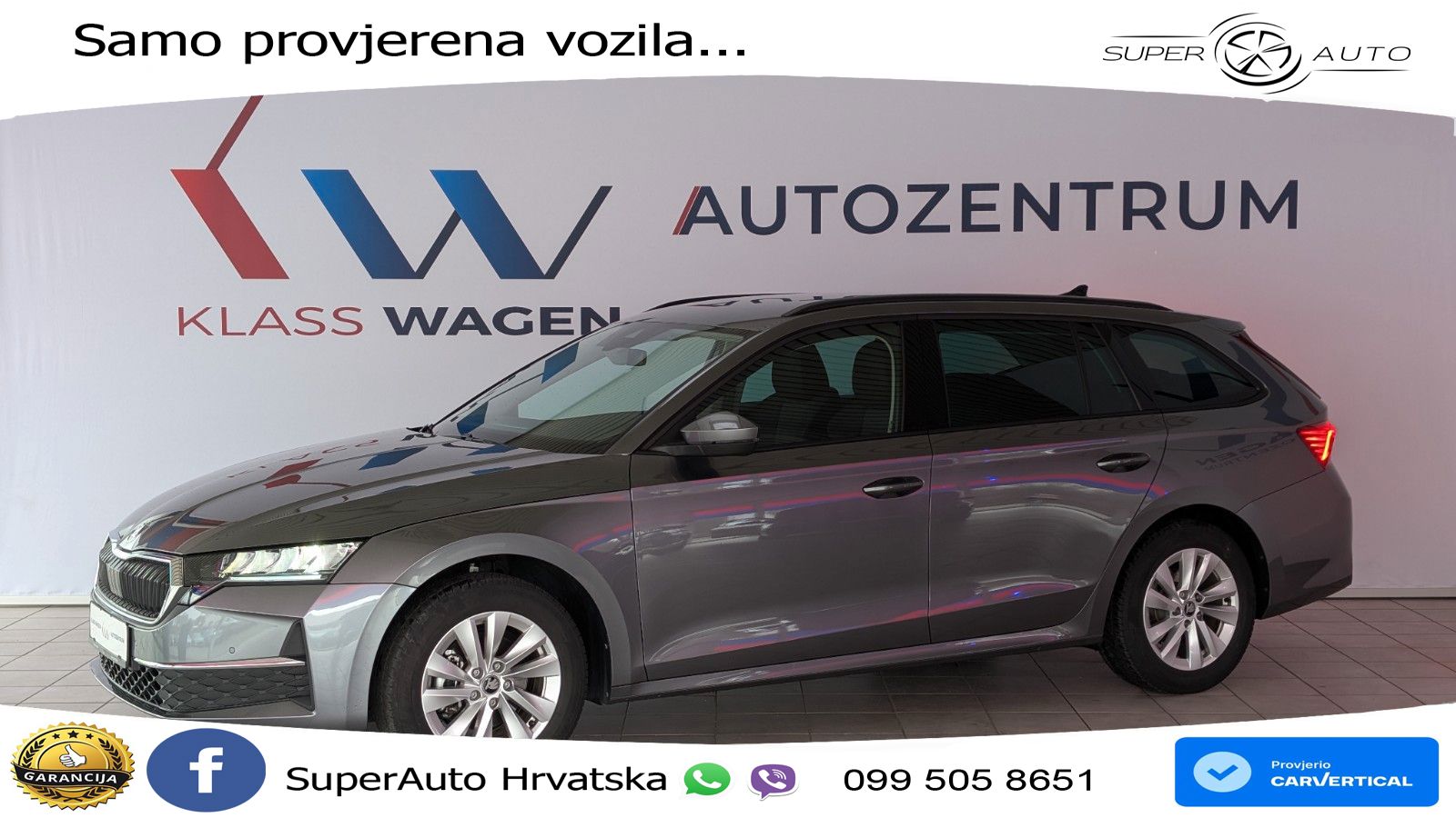 Škoda Octavia Combi 1.5 TSI (150 KS) DSG Selection LED+GR SJED+ACC