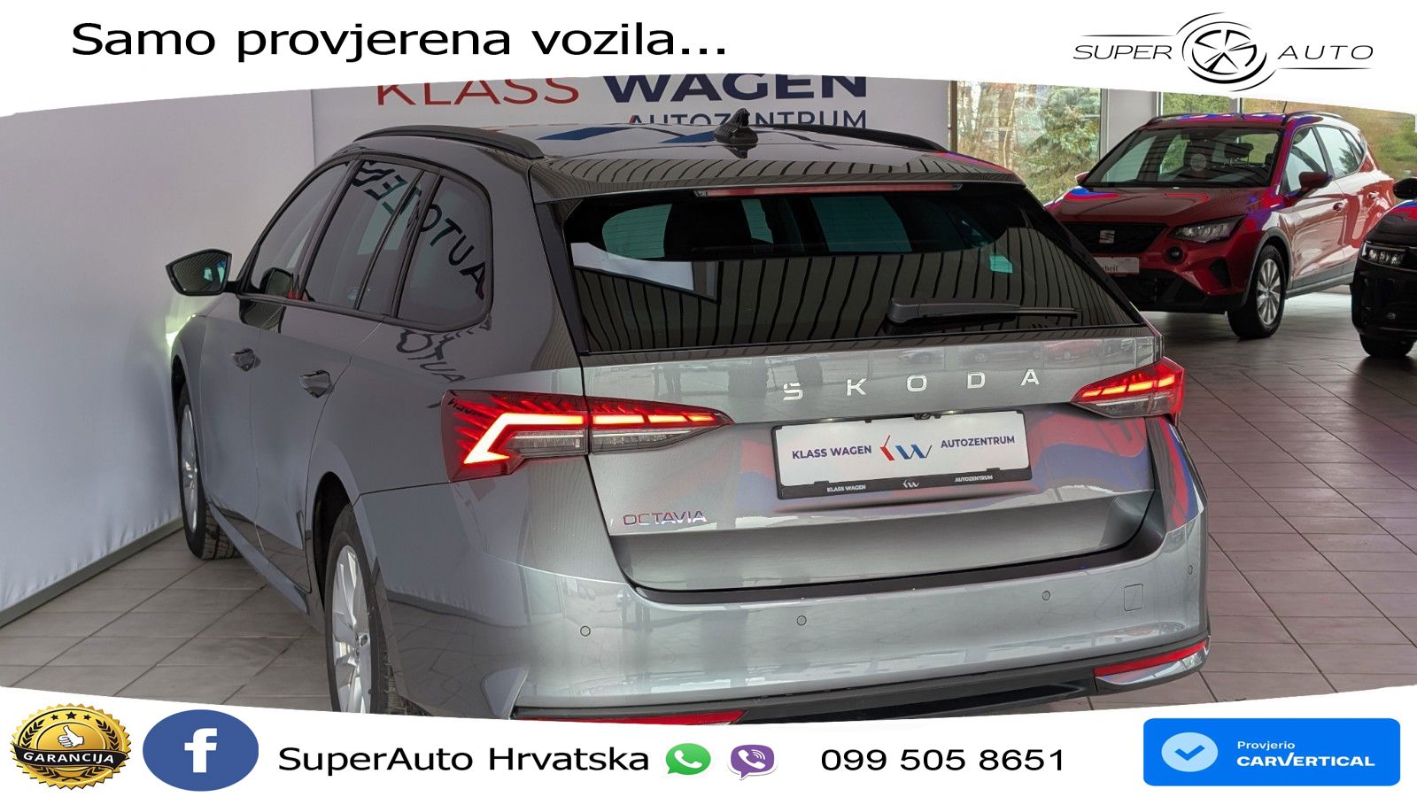 Škoda Octavia Combi 1.5 TSI (150 KS) DSG Selection LED+GR SJED+ACC