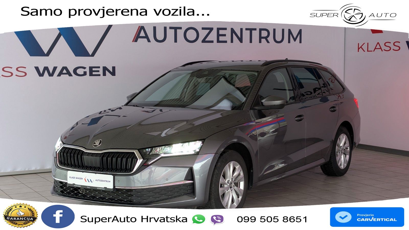 Škoda Octavia Combi 1.5 TSI (150 KS) DSG Selection LED+GR SJED+ACC