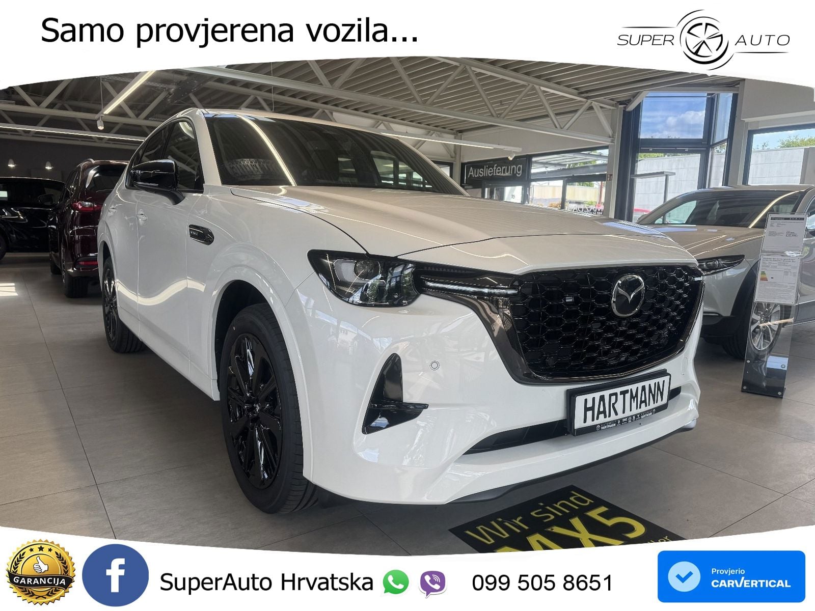 Mazda CX-60 3.3 e-Skyactiv D (254 KS) AWD Automatic ACC+HEAD+4xGR SJED+360+PANO