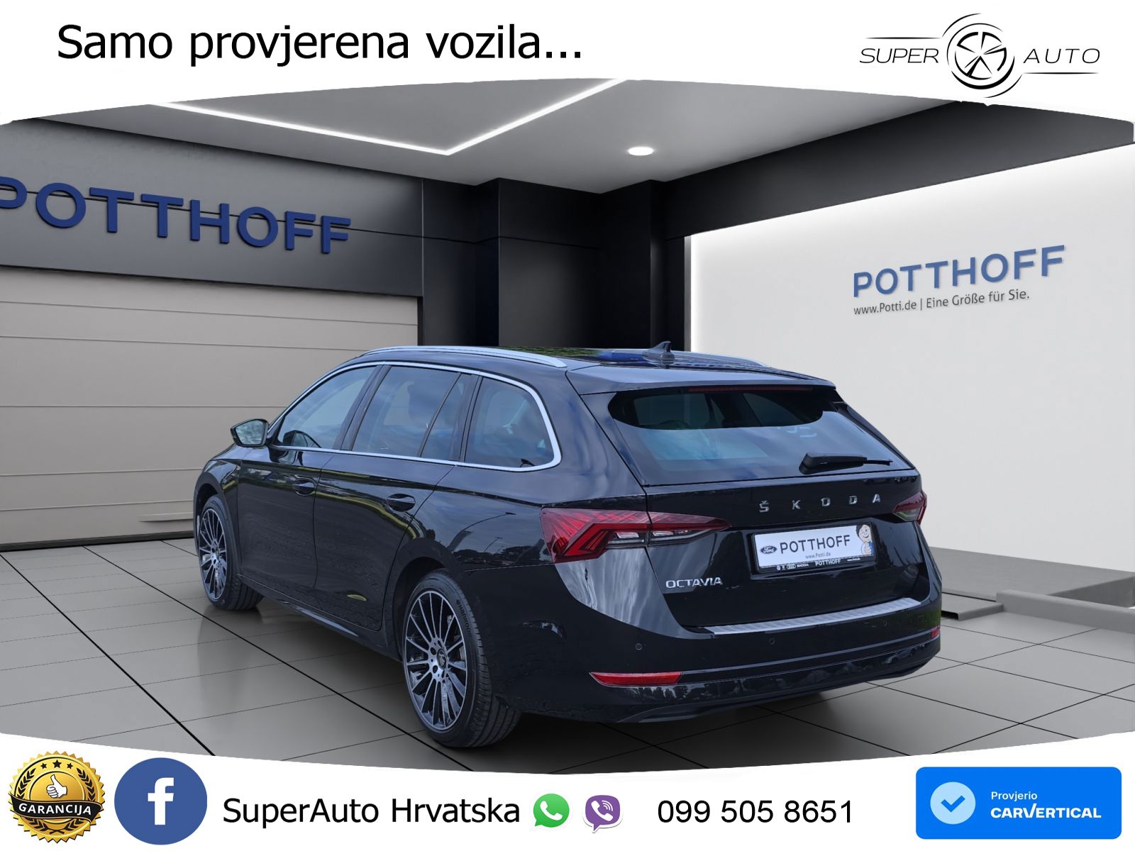 Škoda Octavia Combi 2.0 TDI (150 KS) DSG LED+GR SJED+ACC