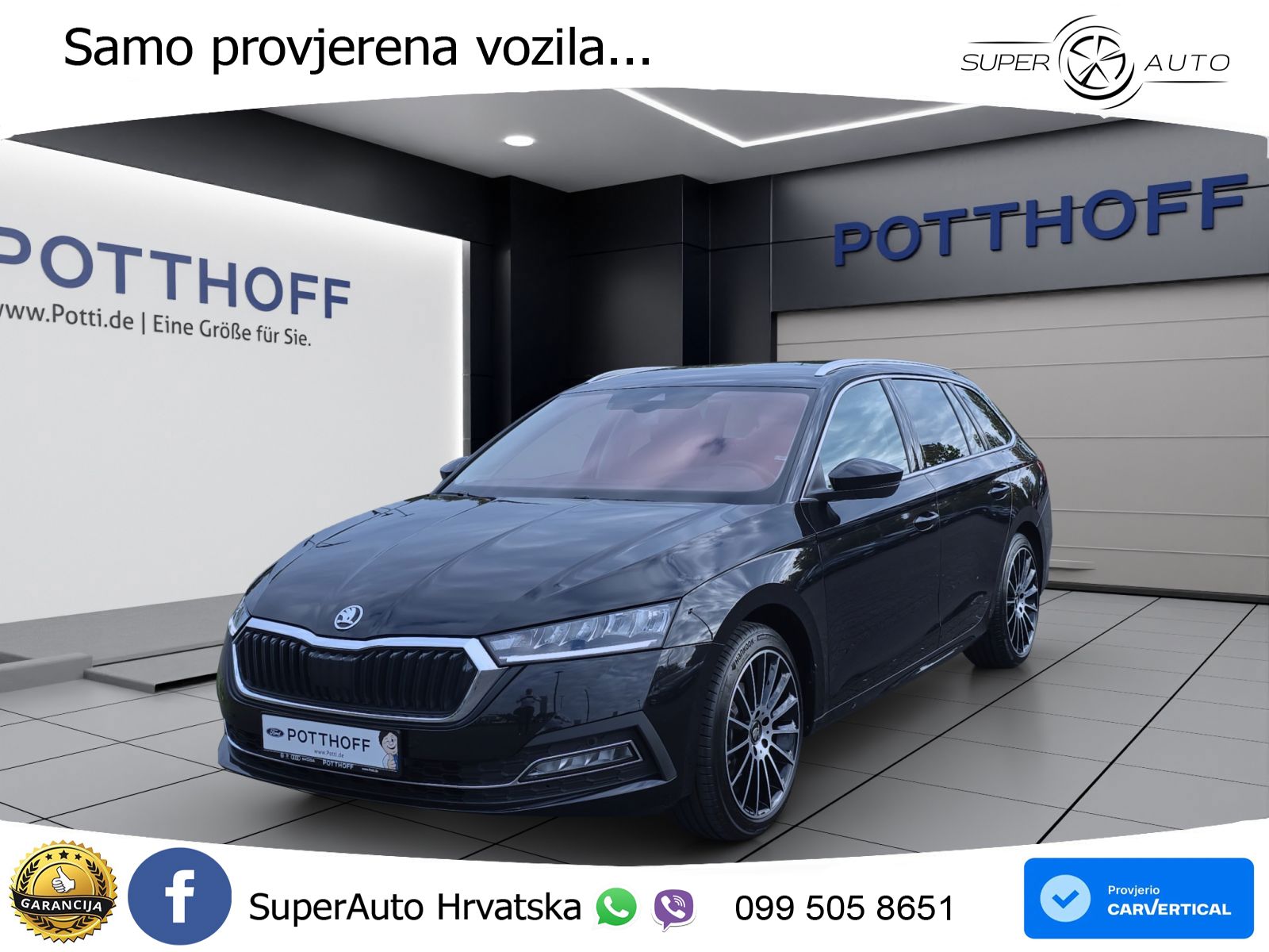 Škoda Octavia Combi 2.0 TDI (150 KS) DSG LED+GR SJED+ACC