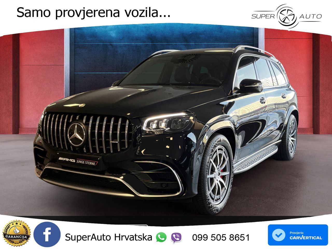 Mercedes-Benz GLS AMG GLS 63 V8 EQ Boost 4MATIC+ AMG SPEEDSHIFT TCT 9G LED+GR SJED+ACC