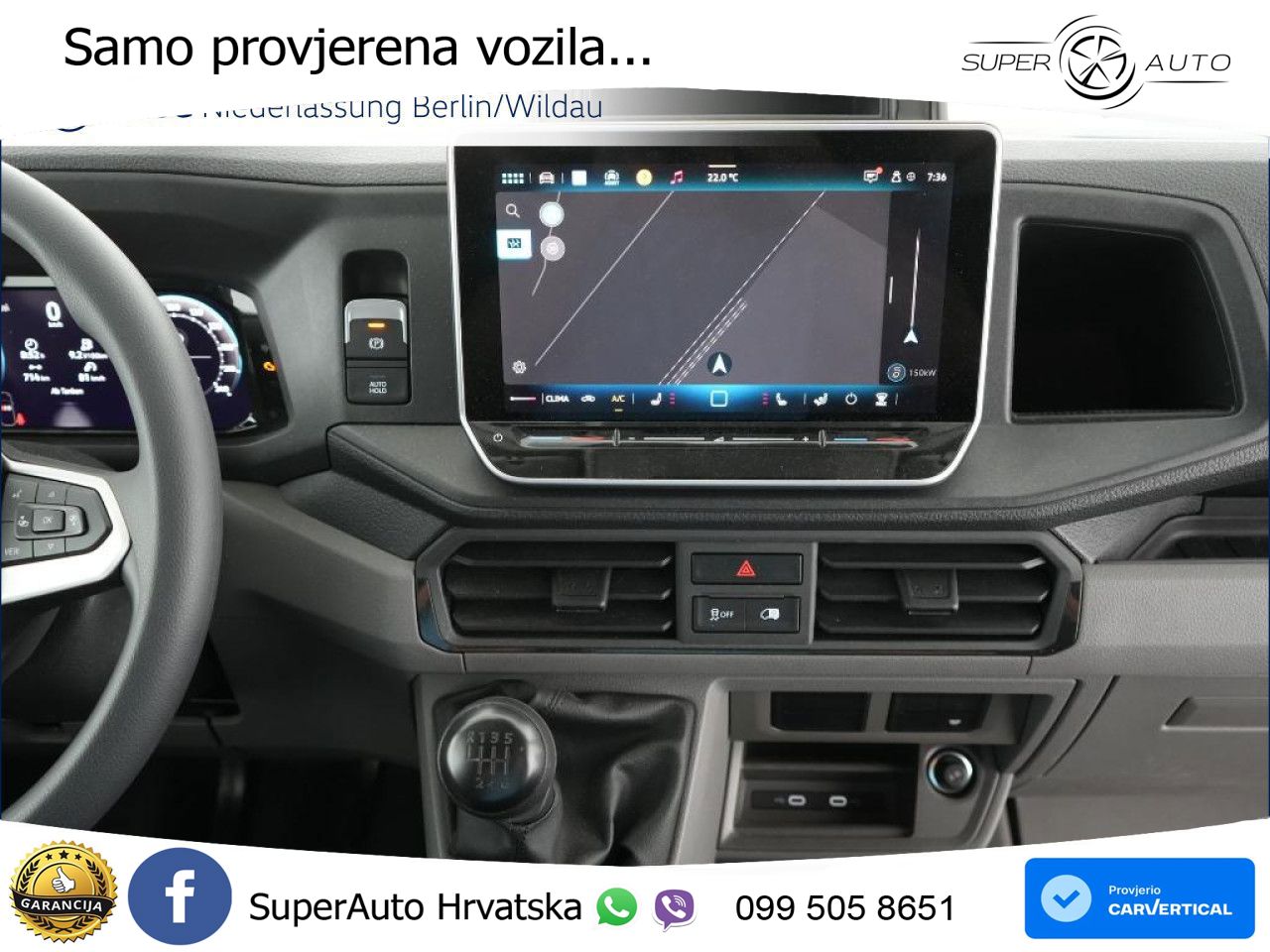 Volkswagen Crafter Kasten Mittel Vorb AHK Sitzhzg Navi RFK 140 KS