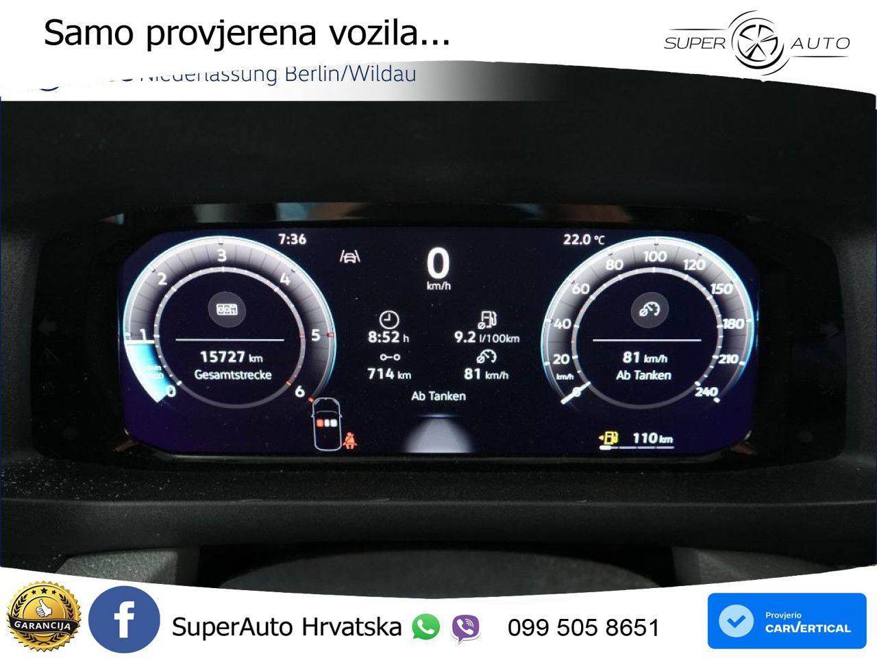 Volkswagen Crafter Kasten Mittel Vorb AHK Sitzhzg Navi RFK 140 KS
