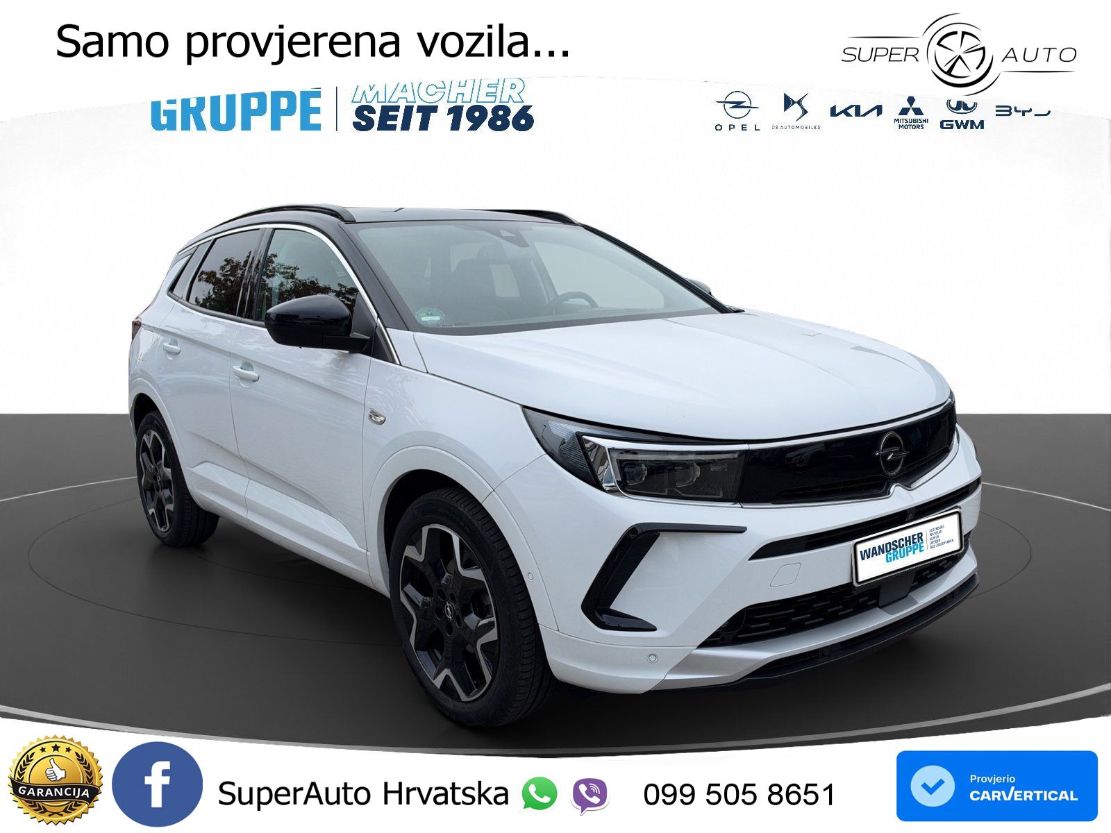 Opel Grandland 1.2i Turbo (130 KS) Automatic Elegance LED+GR SJED+ACC