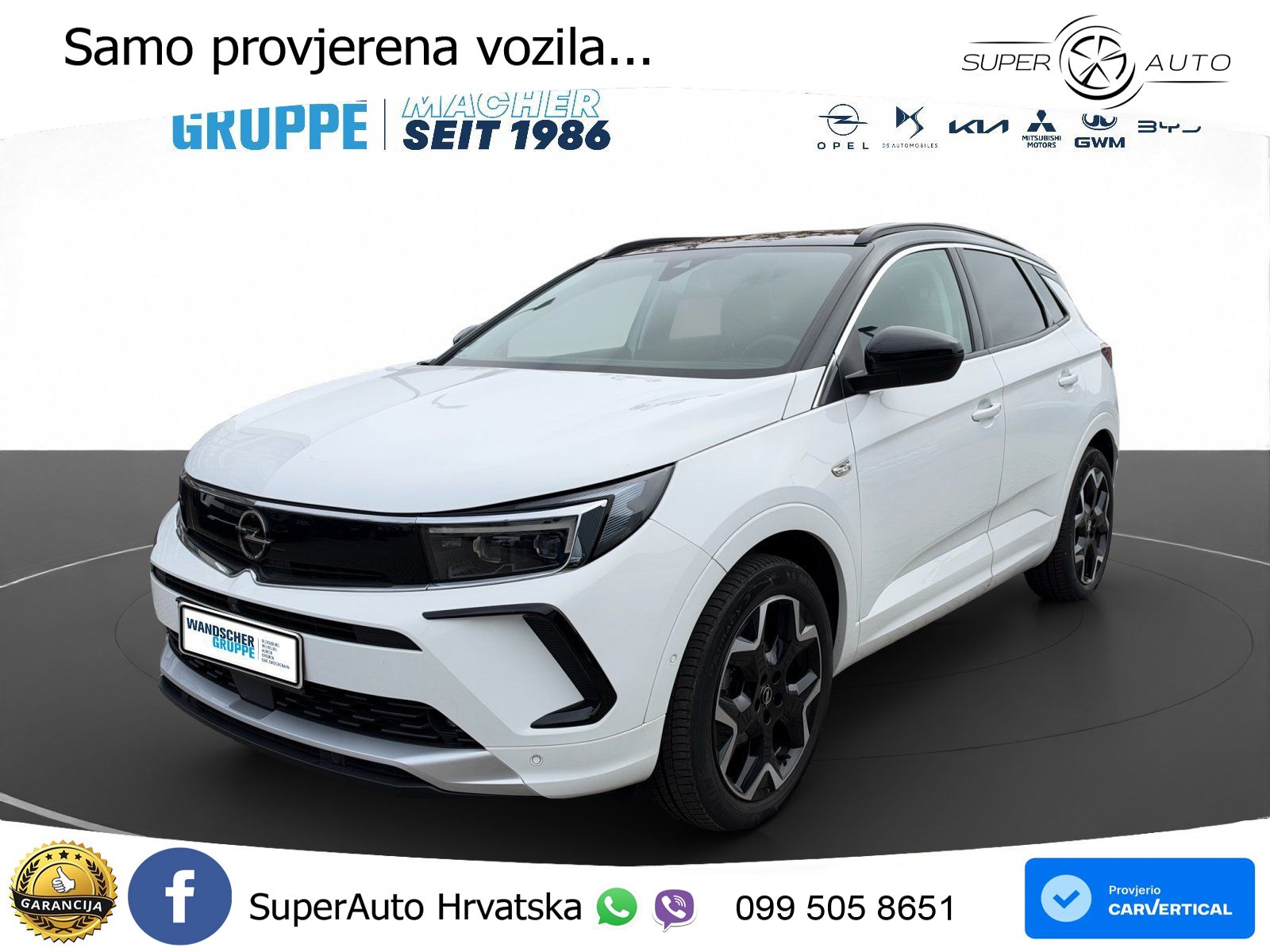 Opel Grandland 1.2i Turbo (130 KS) Automatic Elegance LED+GR SJED+ACC