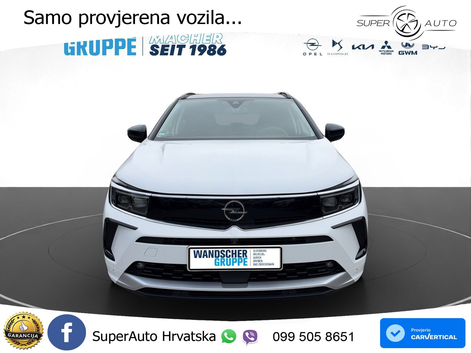 Opel Grandland 1.2i Turbo (130 KS) Automatic Elegance LED+GR SJED+ACC